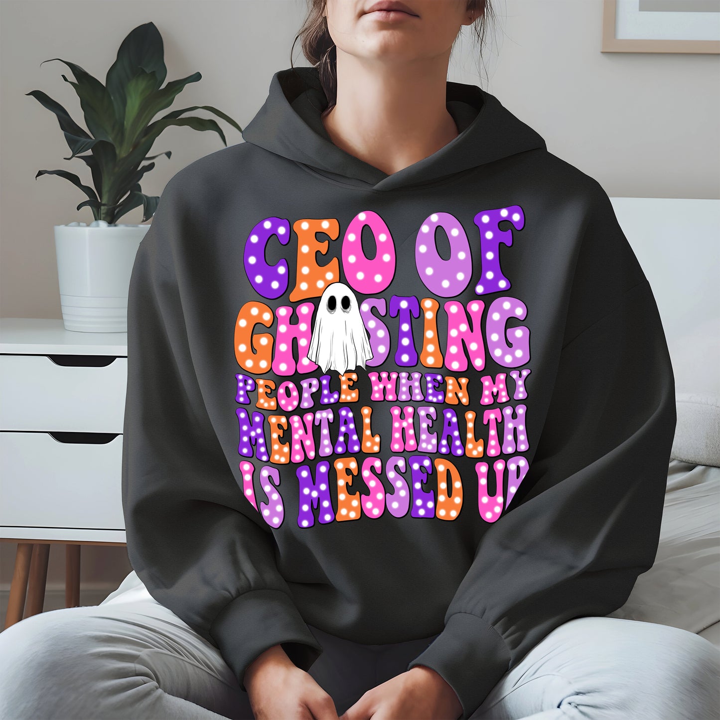 CEO of Ghosting Mental Health Shirt - Funny Ghost Tee