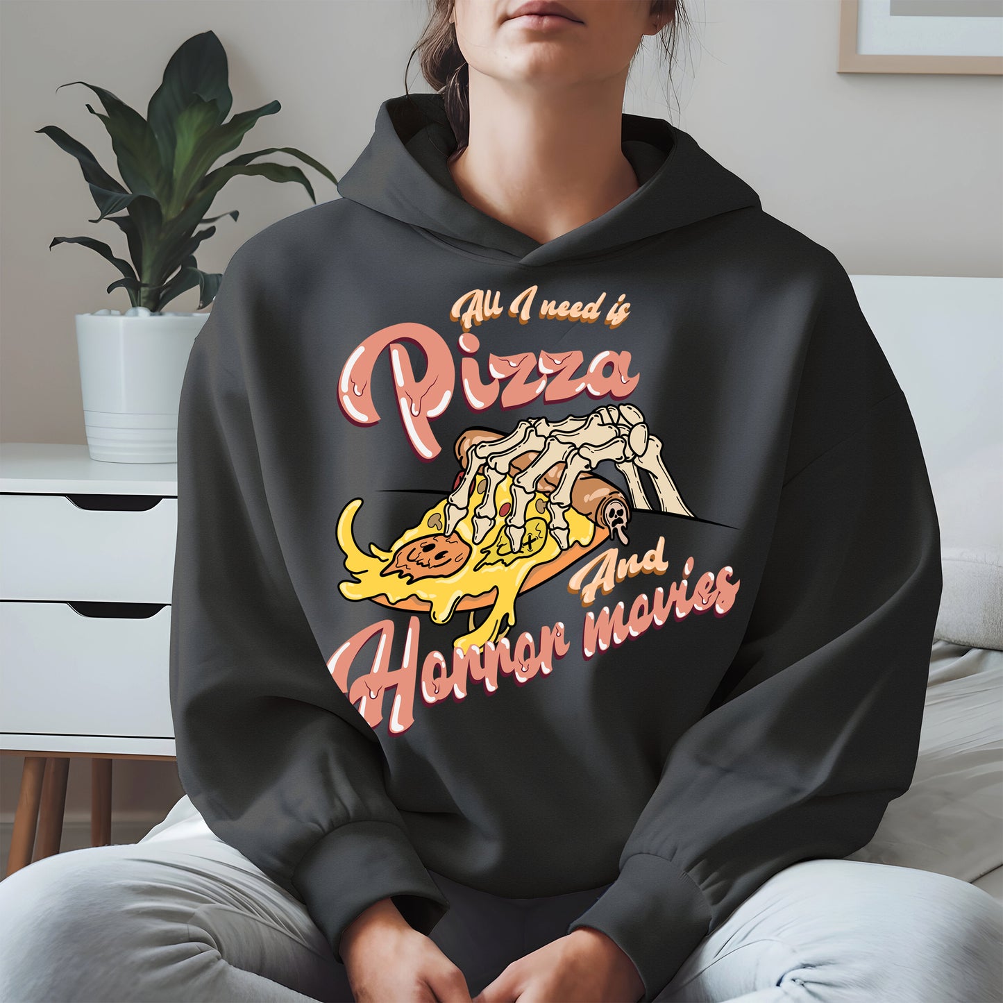 All I Need Is Pizza And Horror Movies Shirt