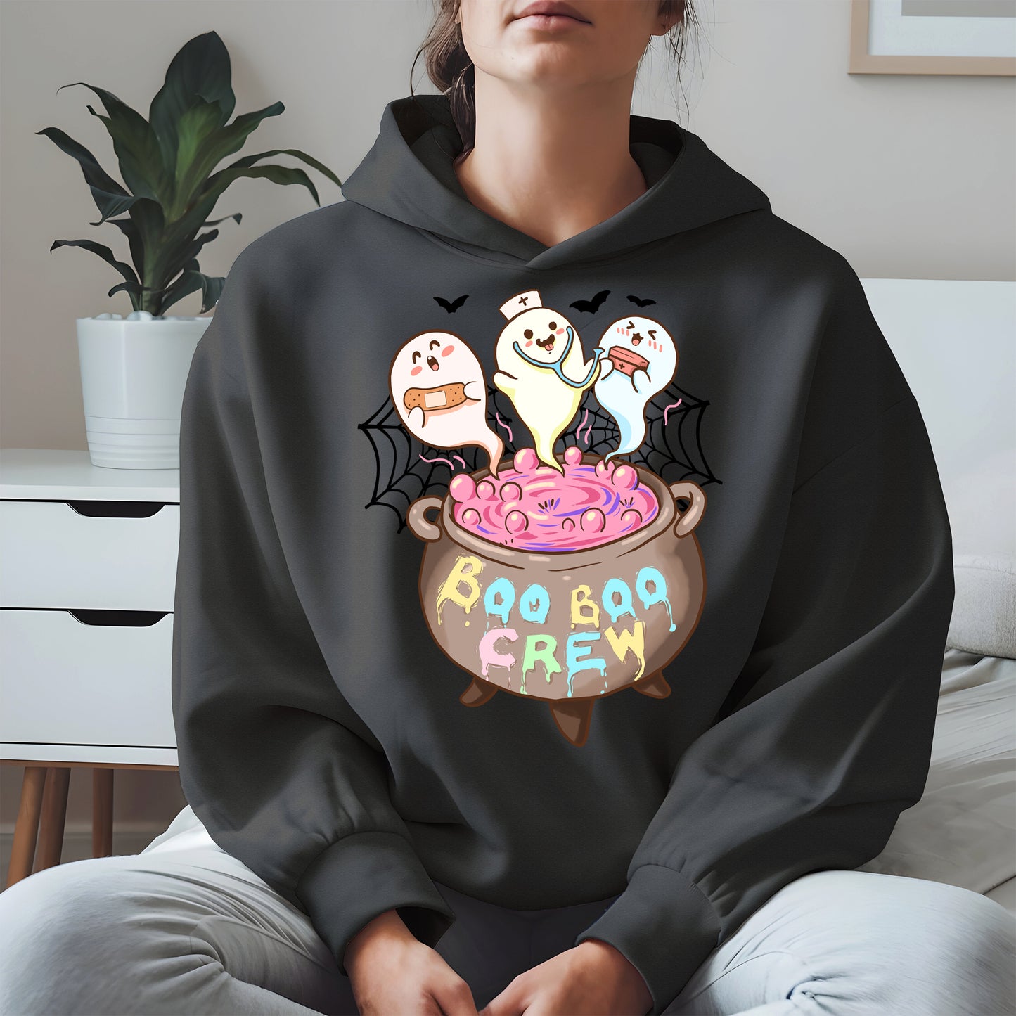 Boo Boo Crew – Cute Halloween Nurse Ghost Shirt