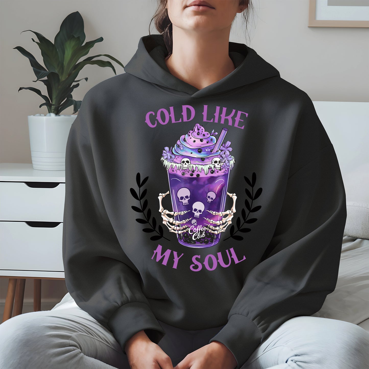 Cold Like My Soul Iced Coffee Halloween Shirt