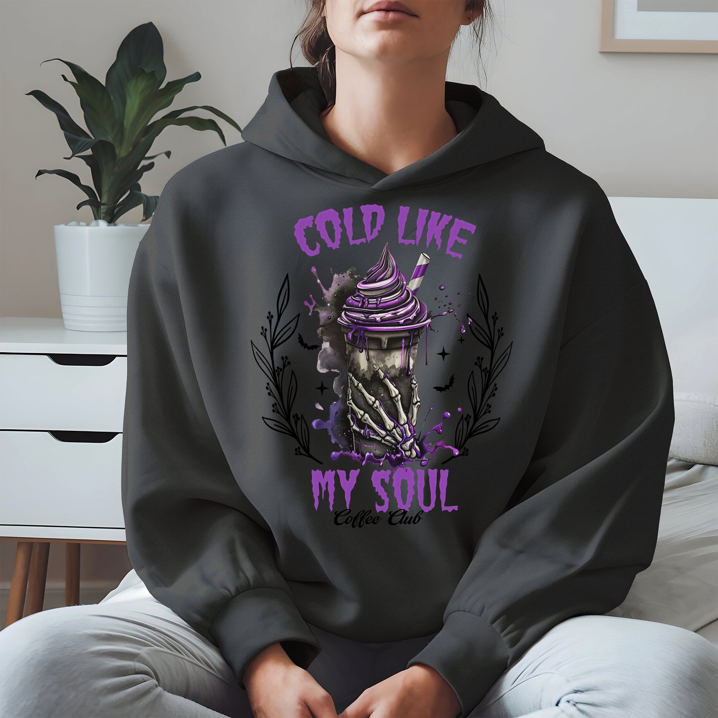 Cold Like My Soul Skeleton Drink Halloween Shirt