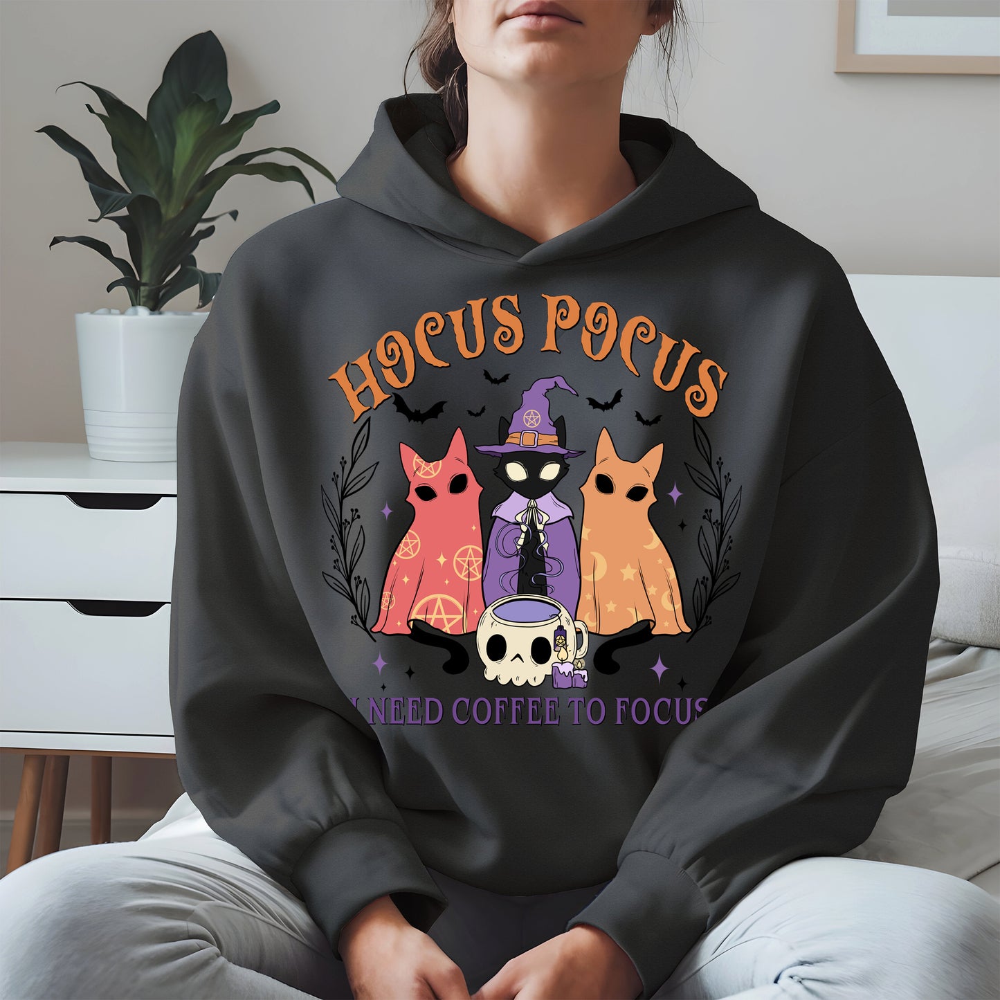Hocus Pocus Coffee Cat Shirt