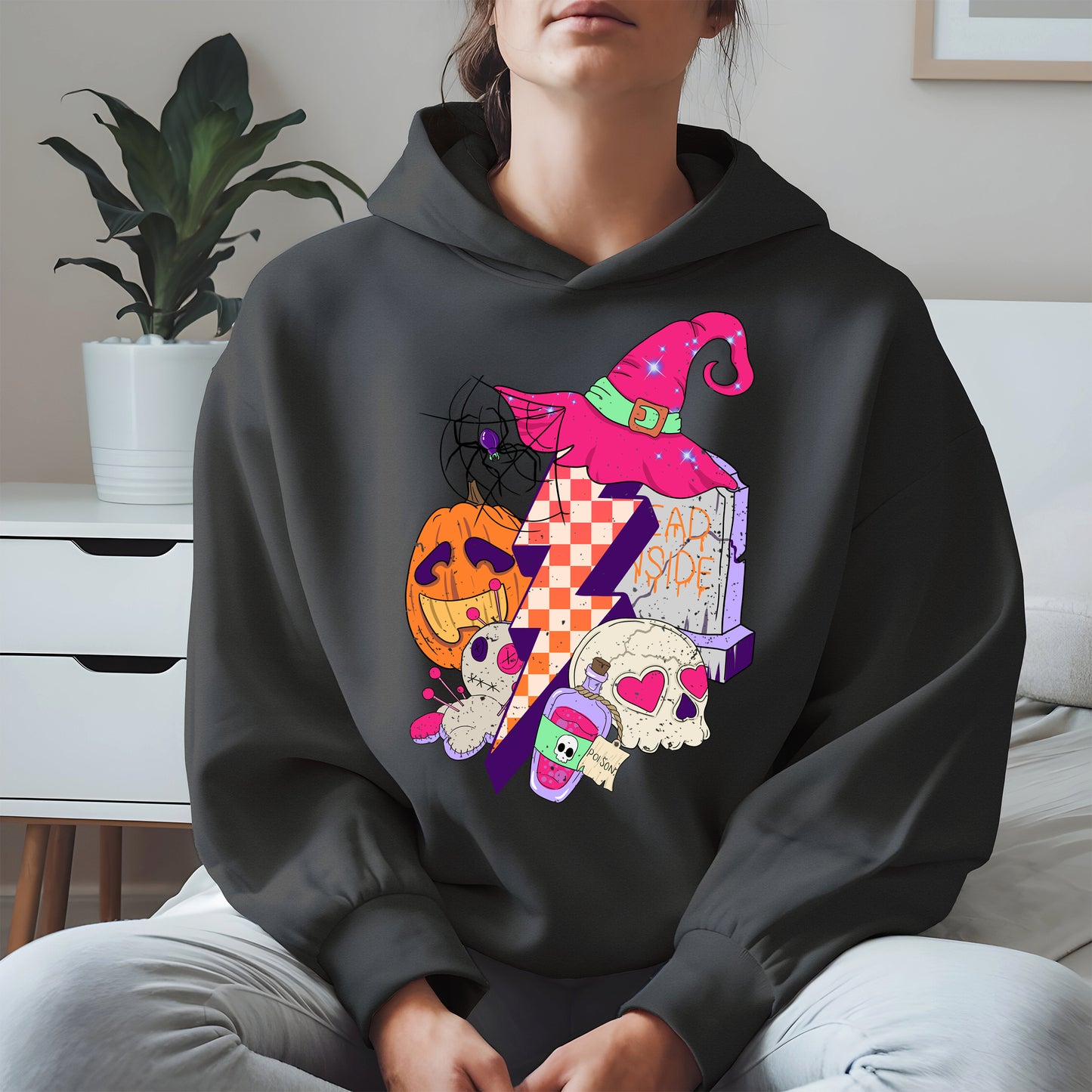 Witchy Lightning Halloween Shirt