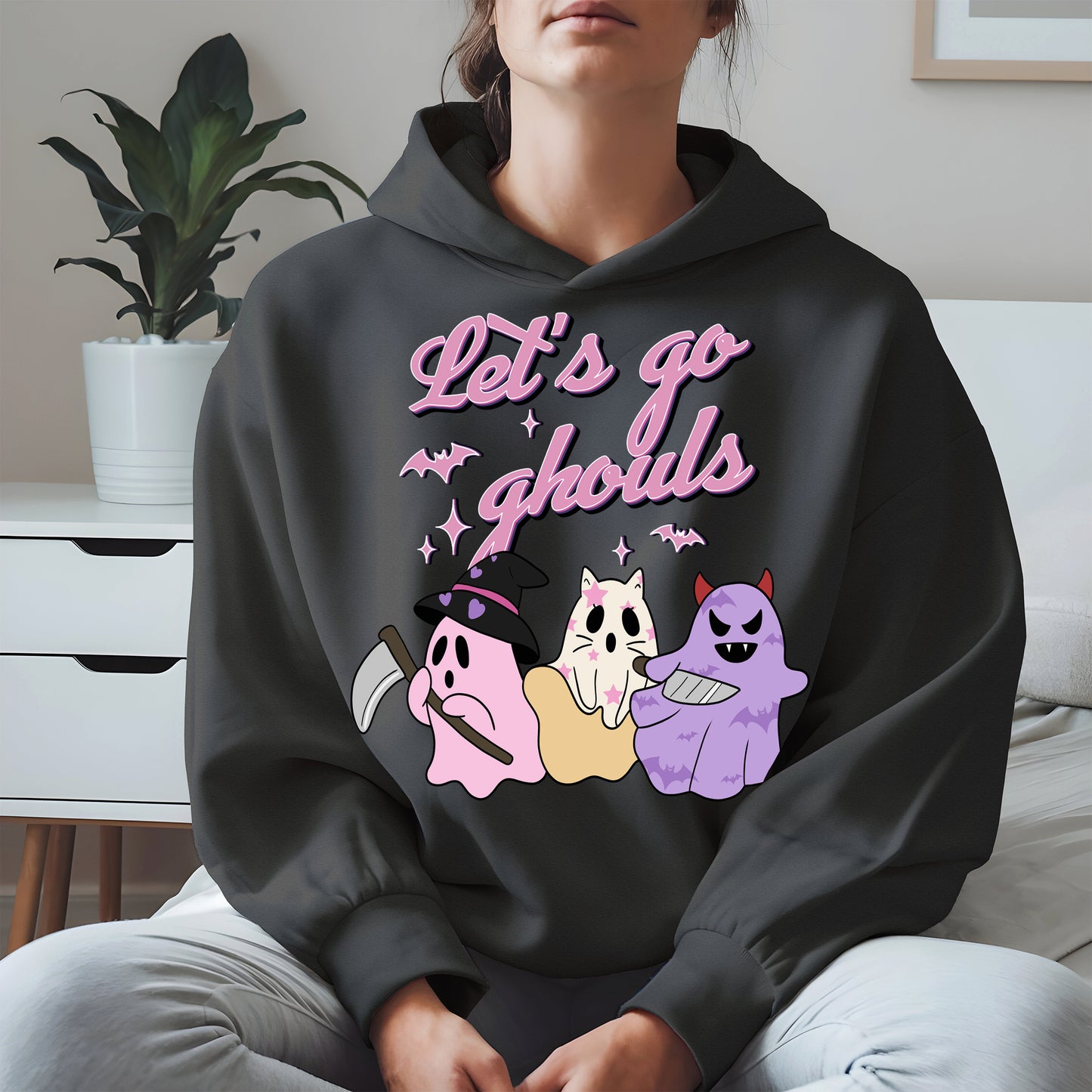 Let’s Go Ghouls Shirt Cute Halloween Ghost