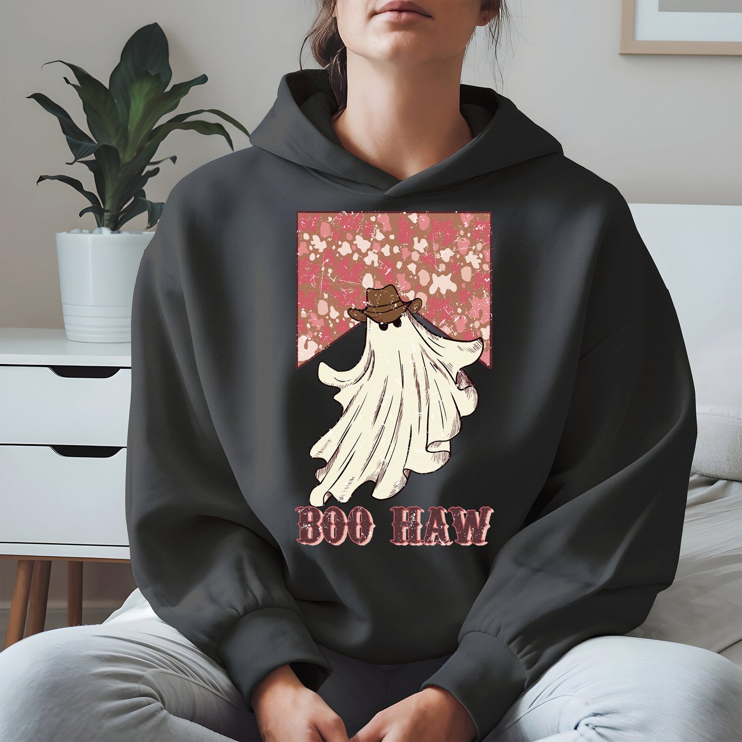Boo Haw Western Ghost Cowgirl Tee