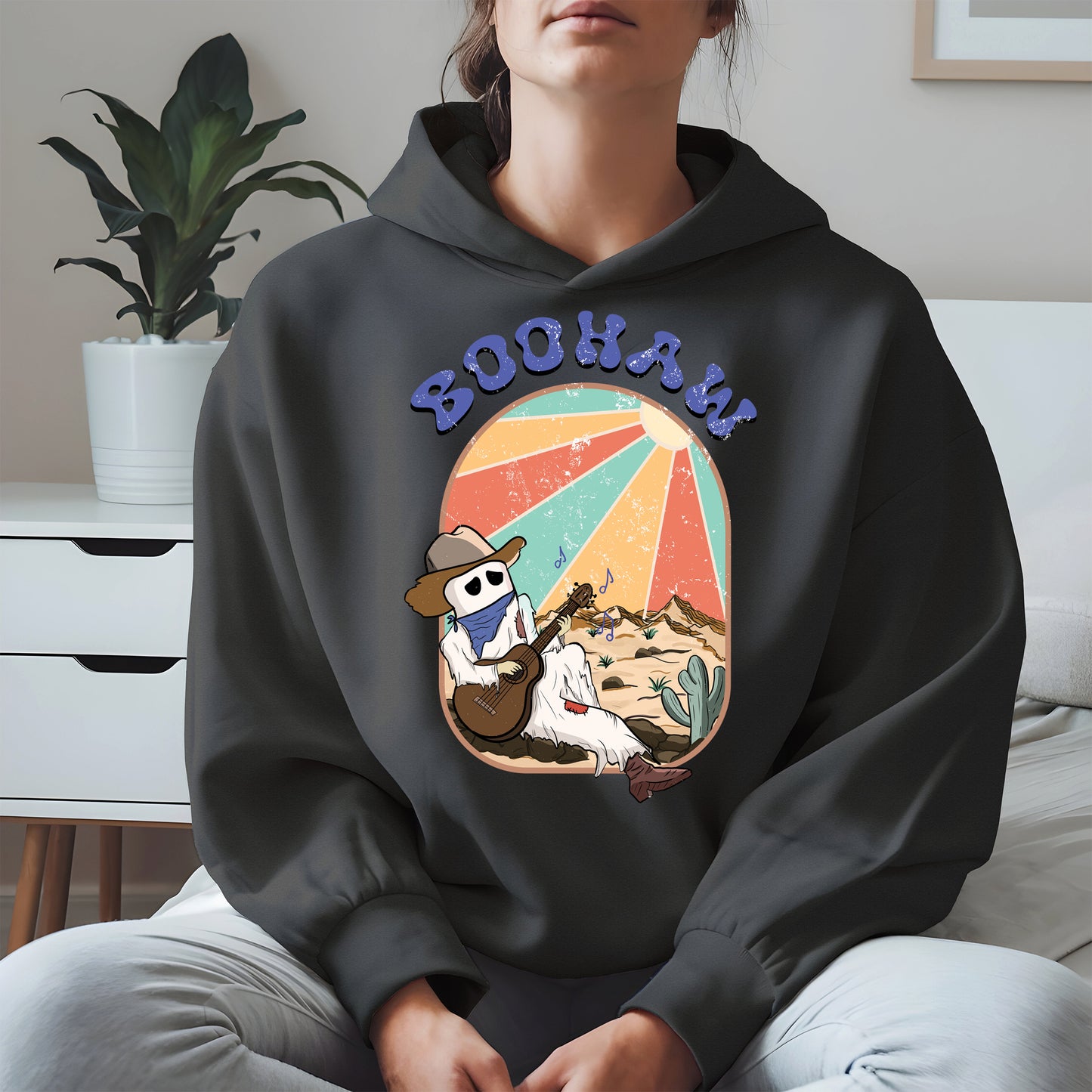 Boohaw Singing Ghost Western Tee