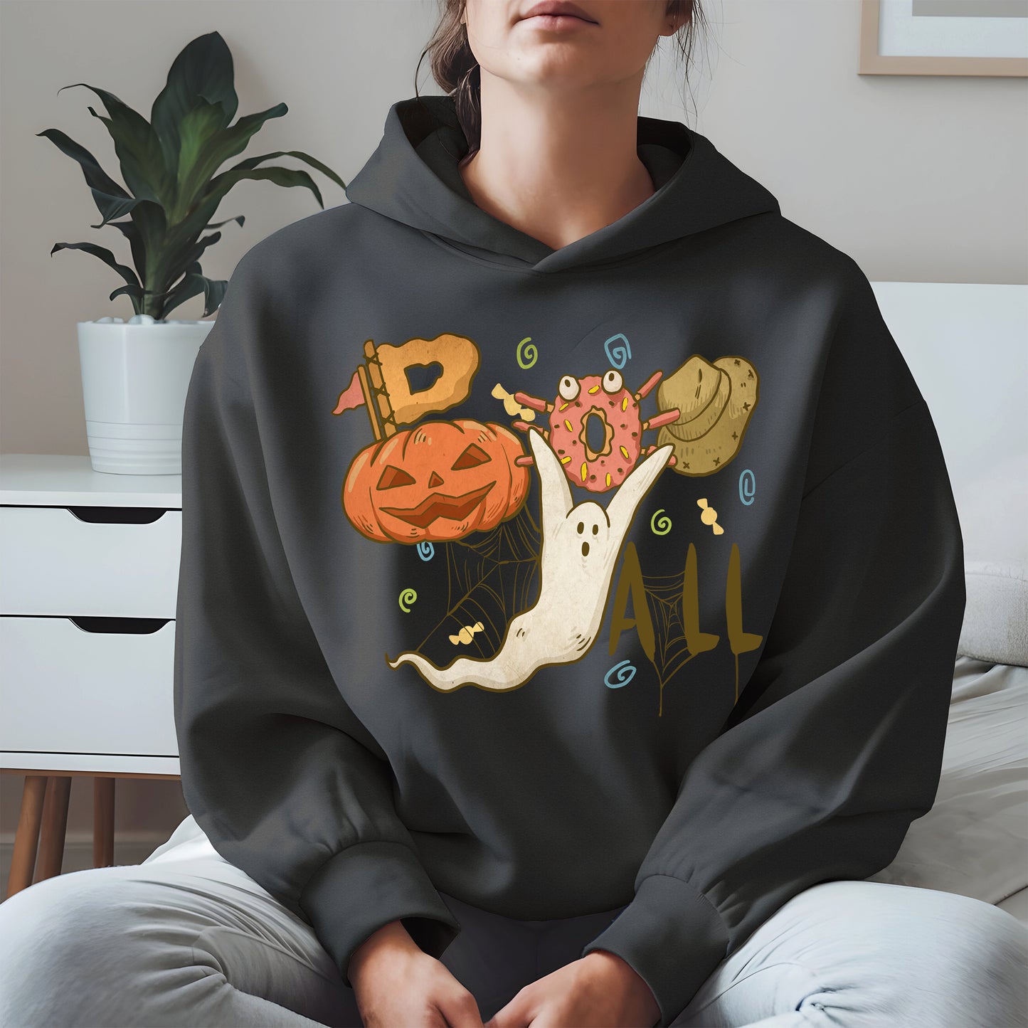 Boo Yall Cute Halloween Fall Tee