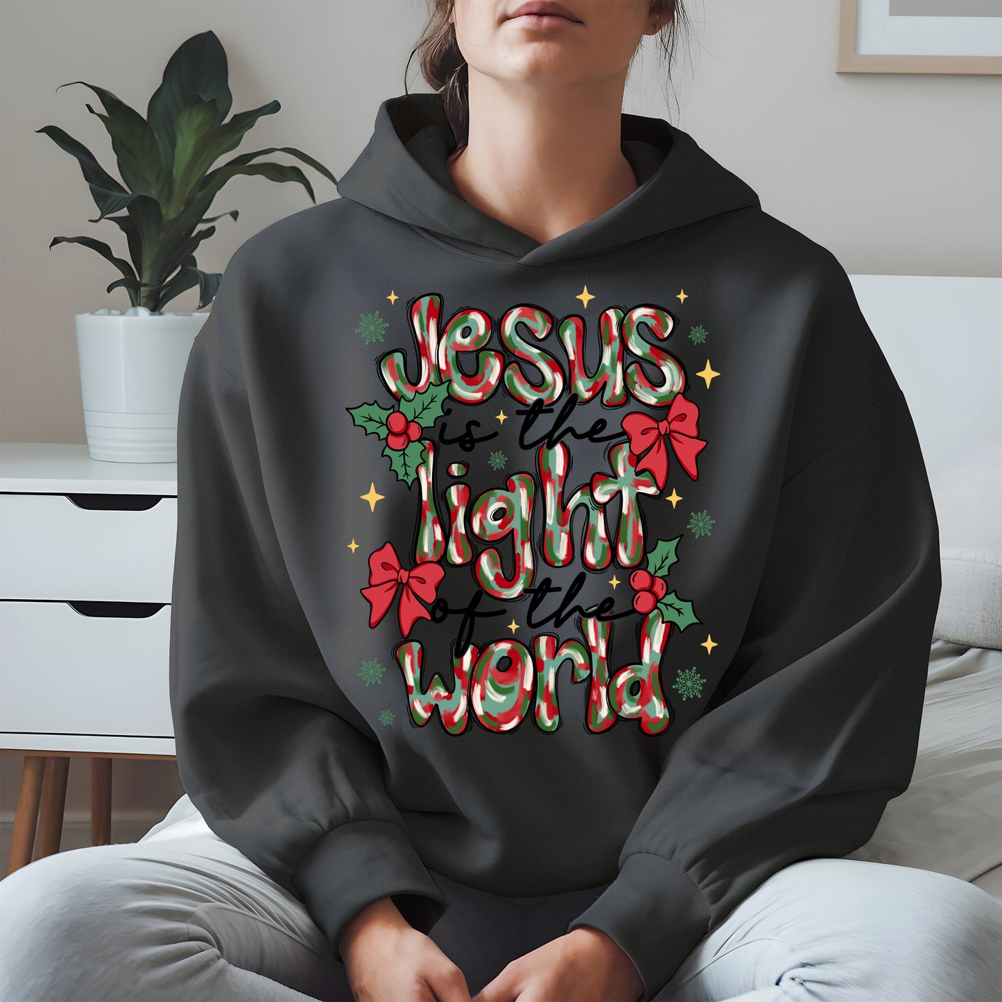 Jesus Light of the World Christmas Shirt