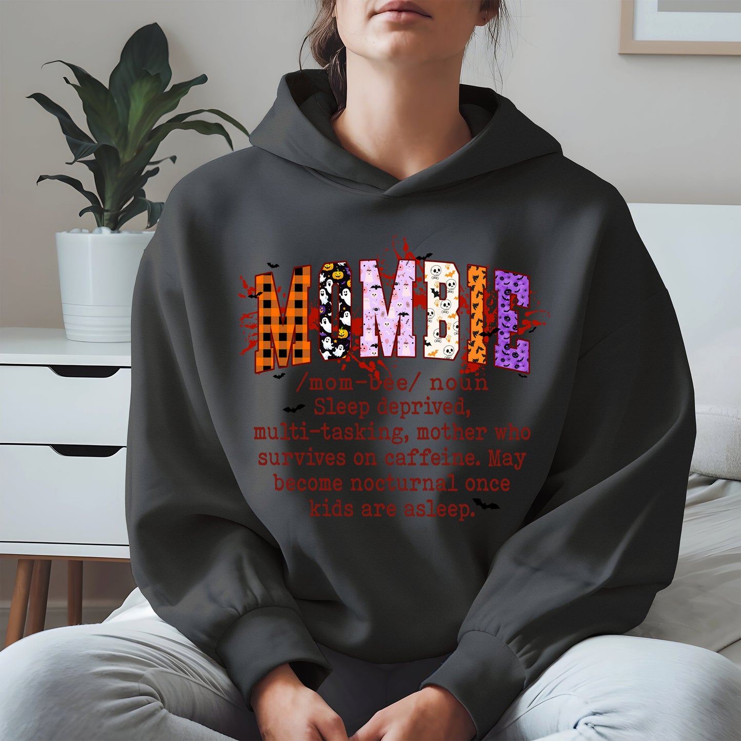 MOMBIE Halloween shirt and hoodie