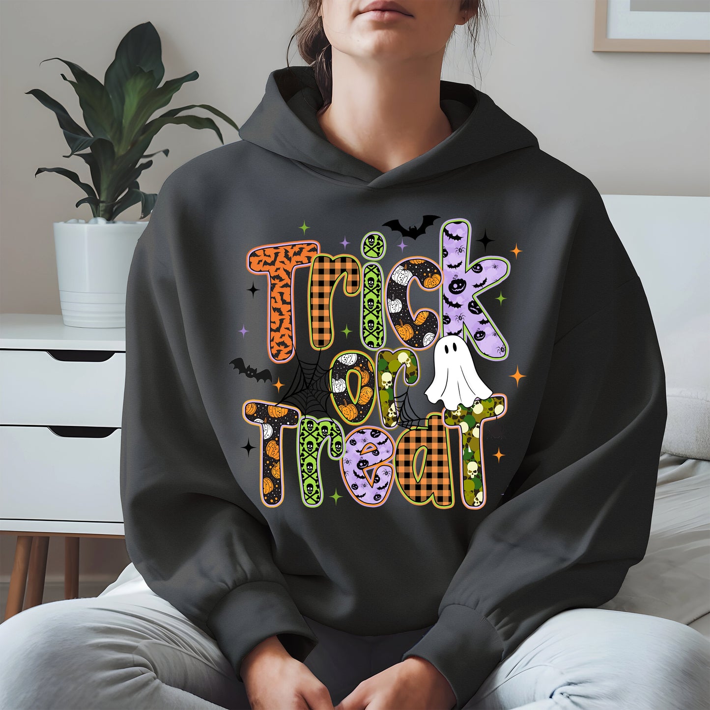 Trick or treat halloween shirt