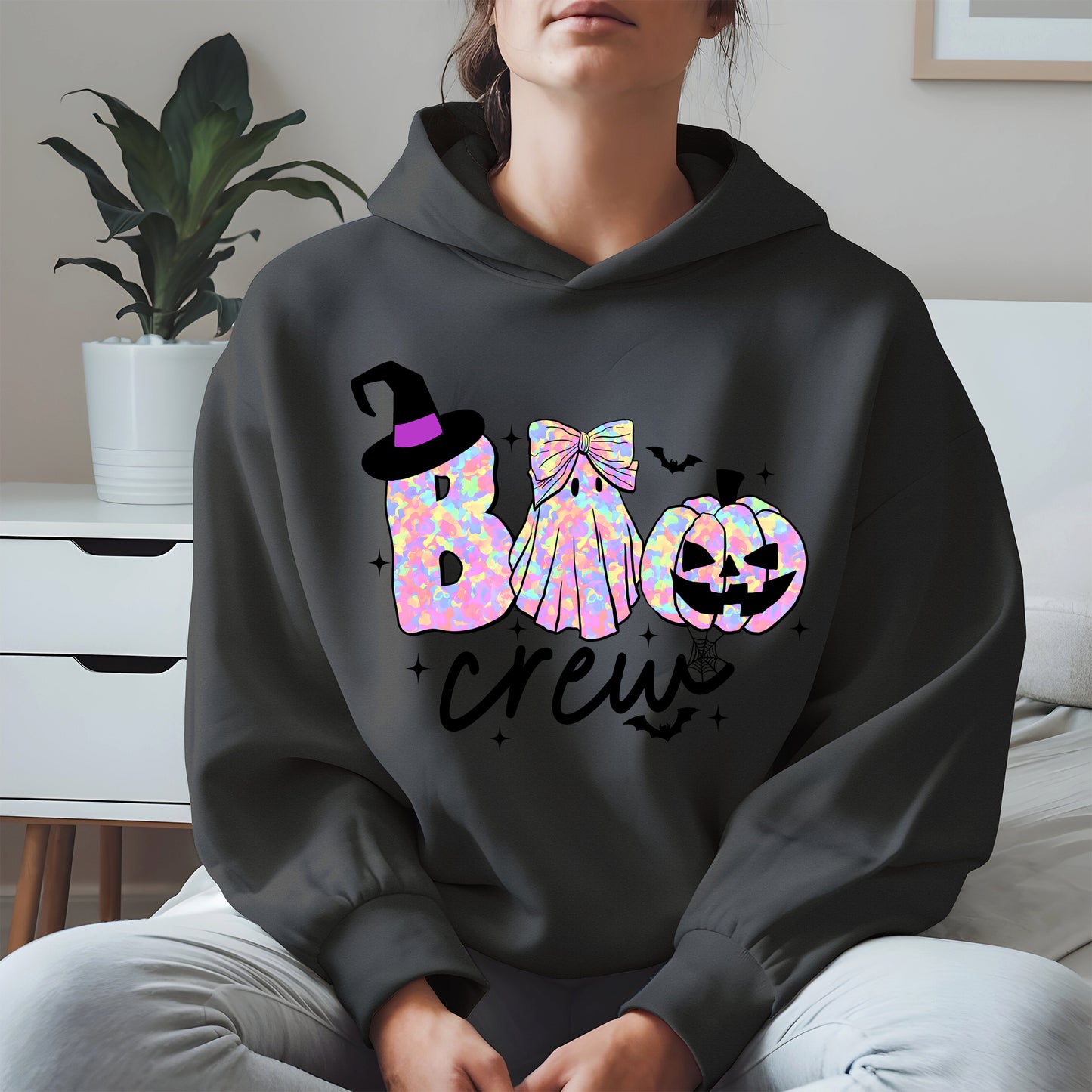 Boo Crew halloween shirt and hoodie