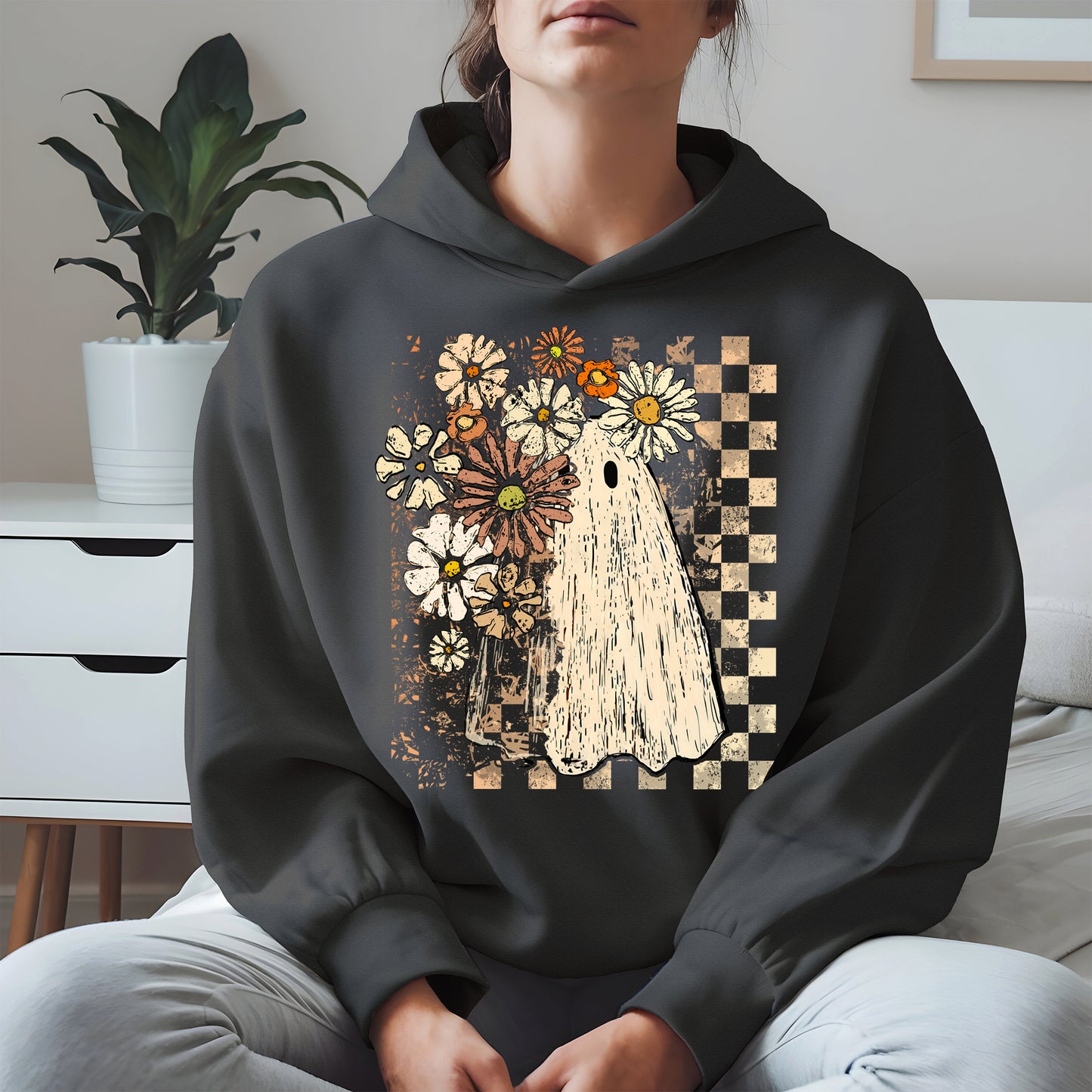 Ghost Floral halloween shirt