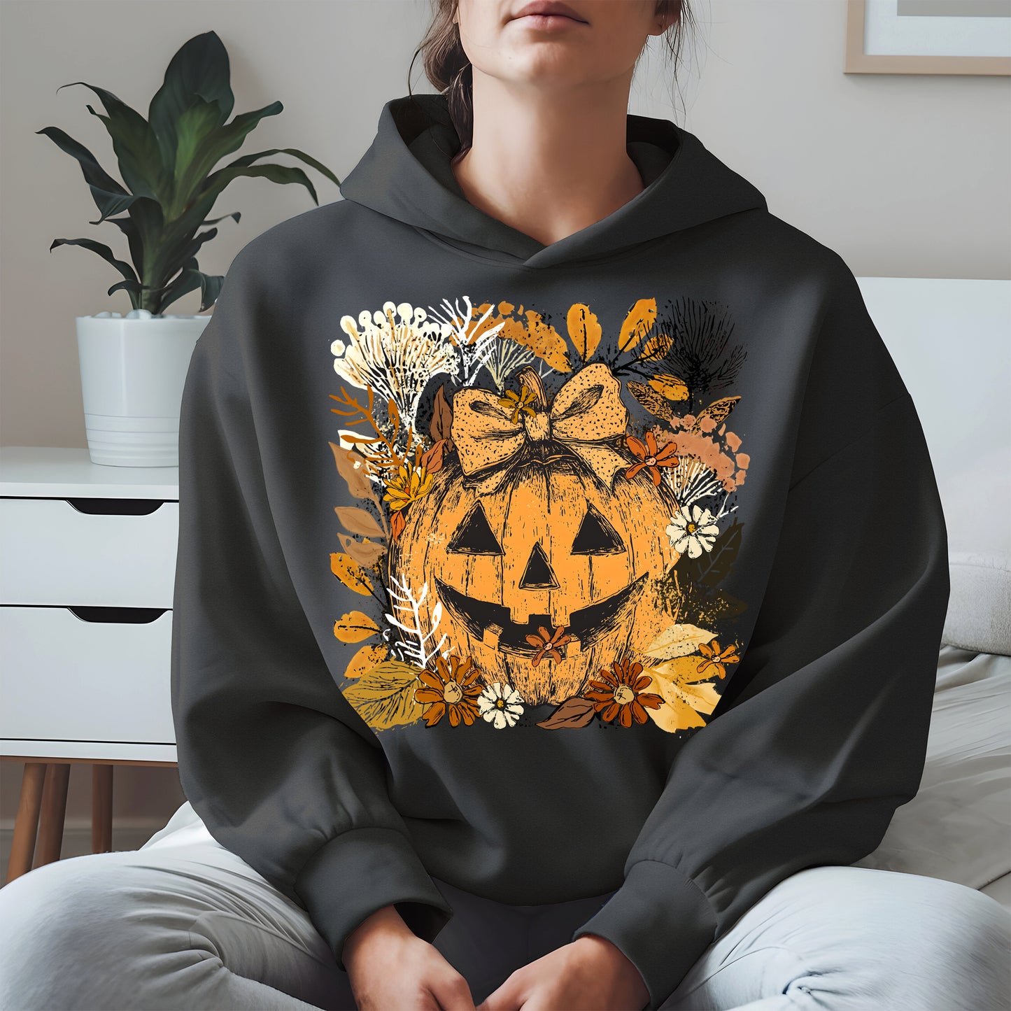 Halloween Pumpkin Coquette Bow shirt