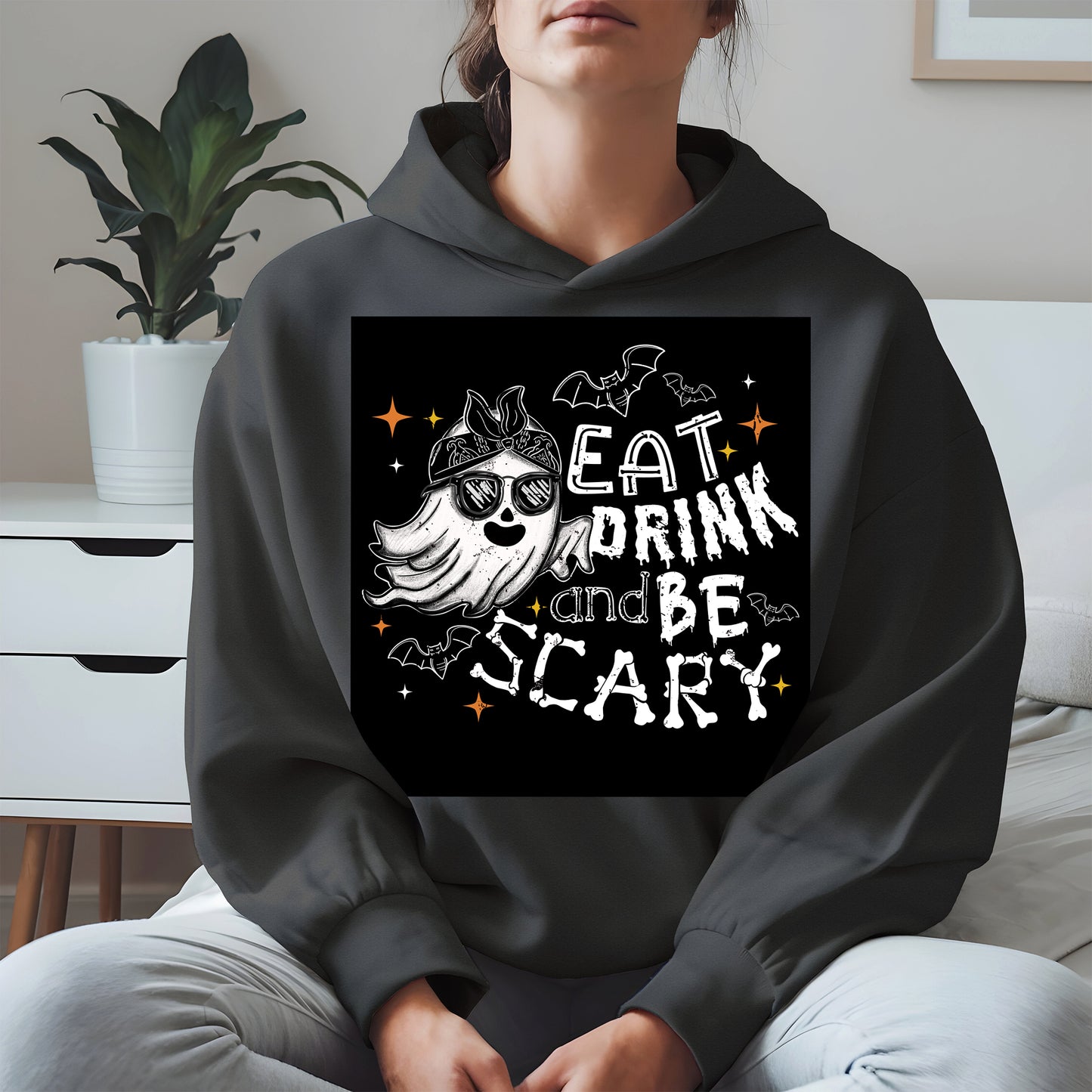 Eat Drink and Be Scary halloween shirt