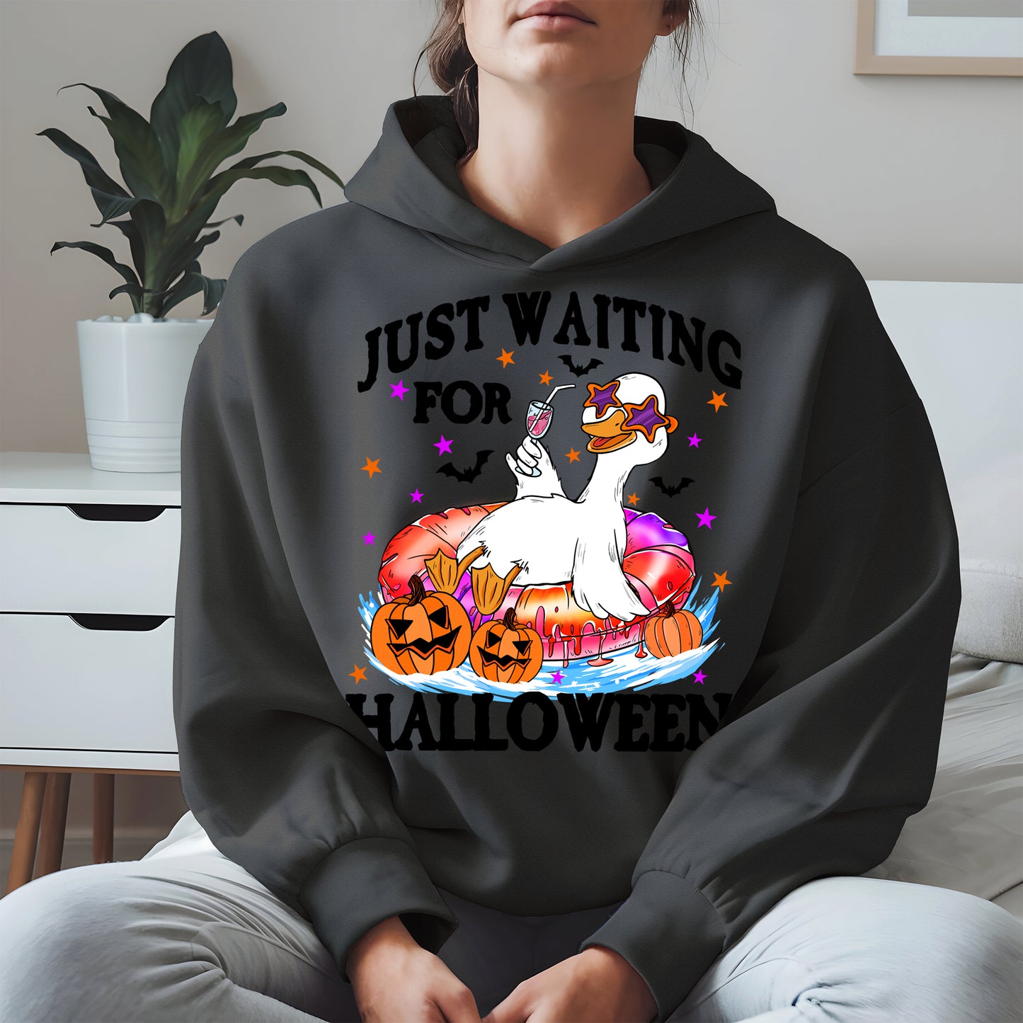 Just waiting for Halloween halloween shirt