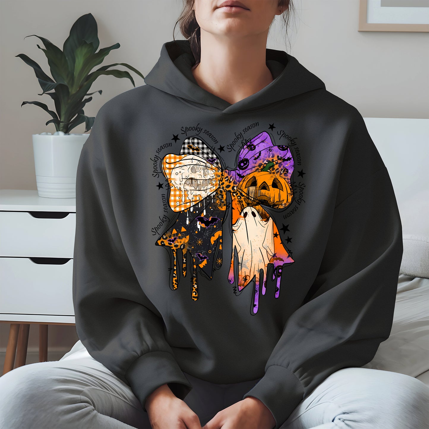 Halloween Coquette Bow shirt and hoodie