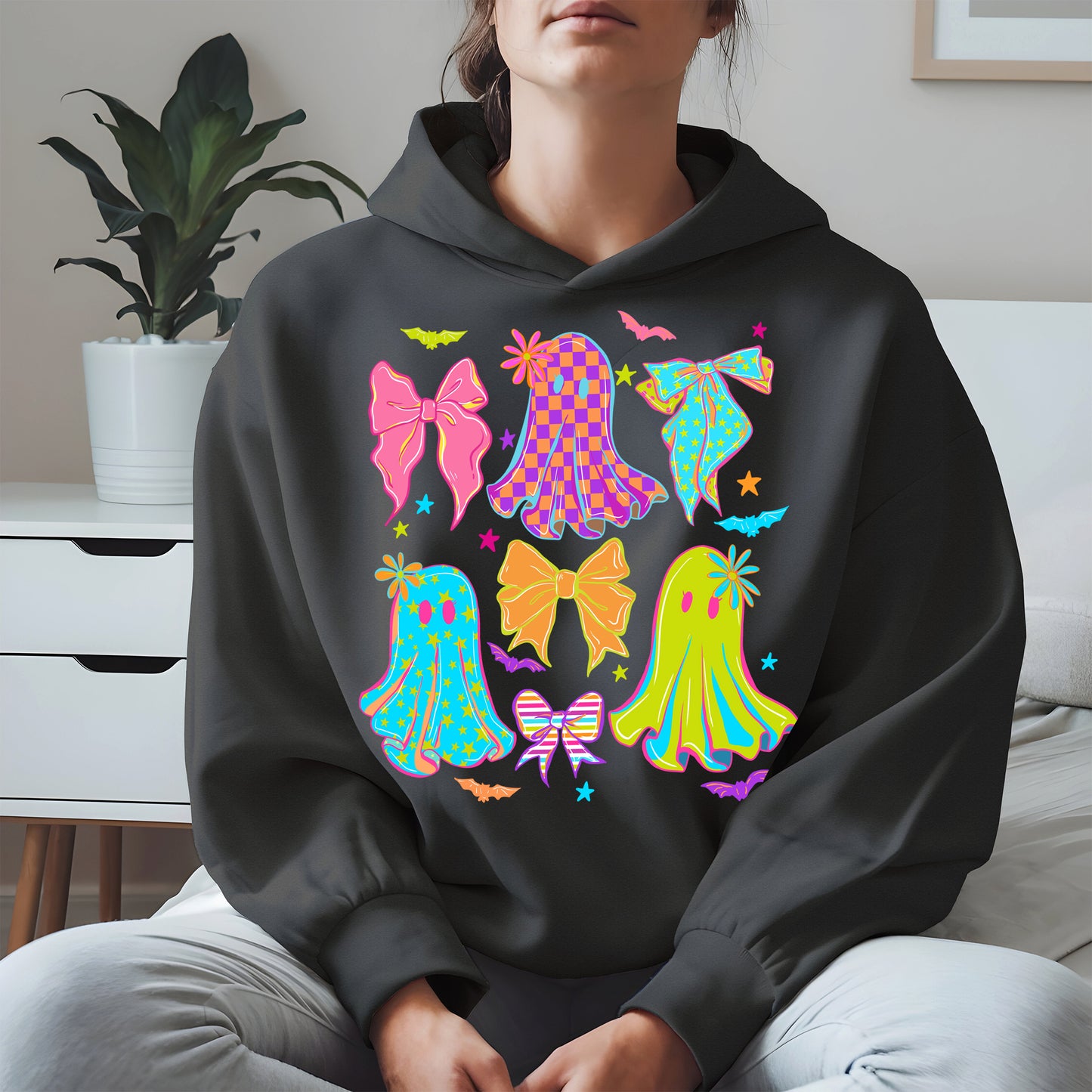Neon Ghost Coquette halloween shirt