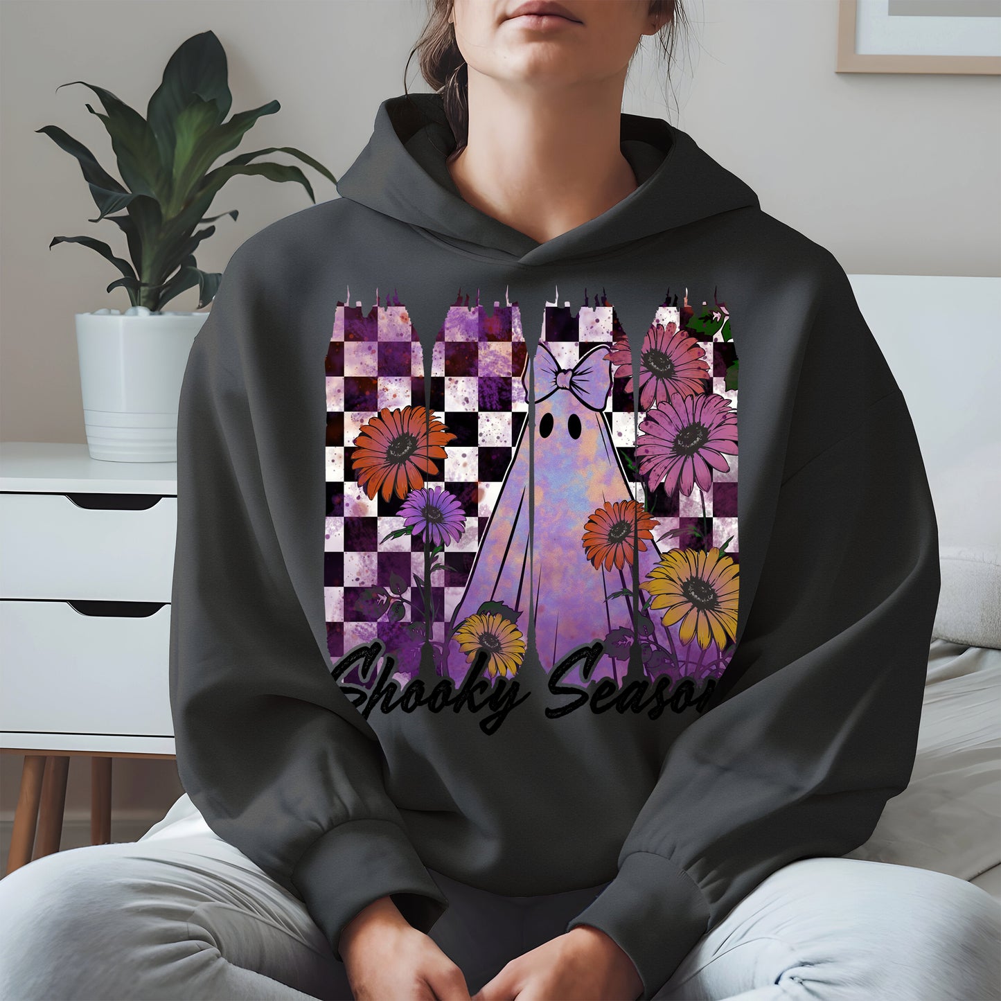 Floral Ghost Halloween shirt