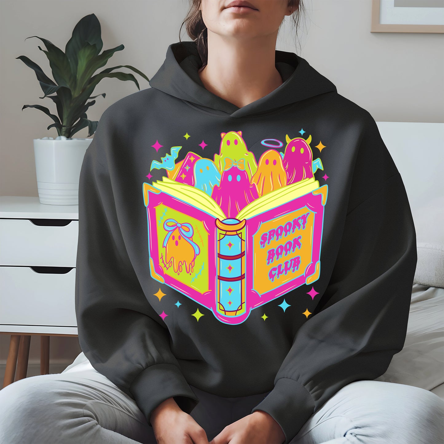 Spooky Book Club shirt and hoodie