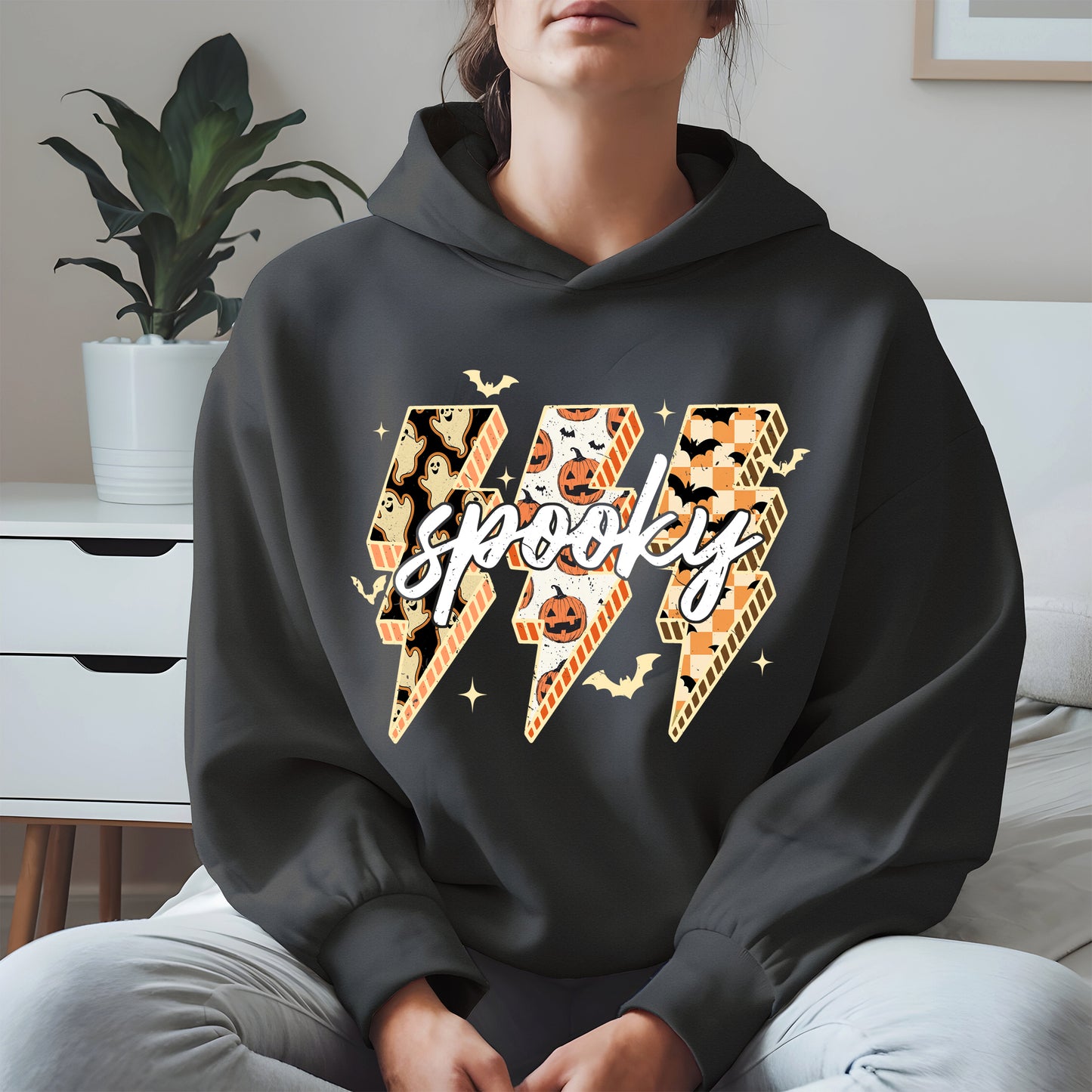 Spooky Lightning Bolt Halloween shirt