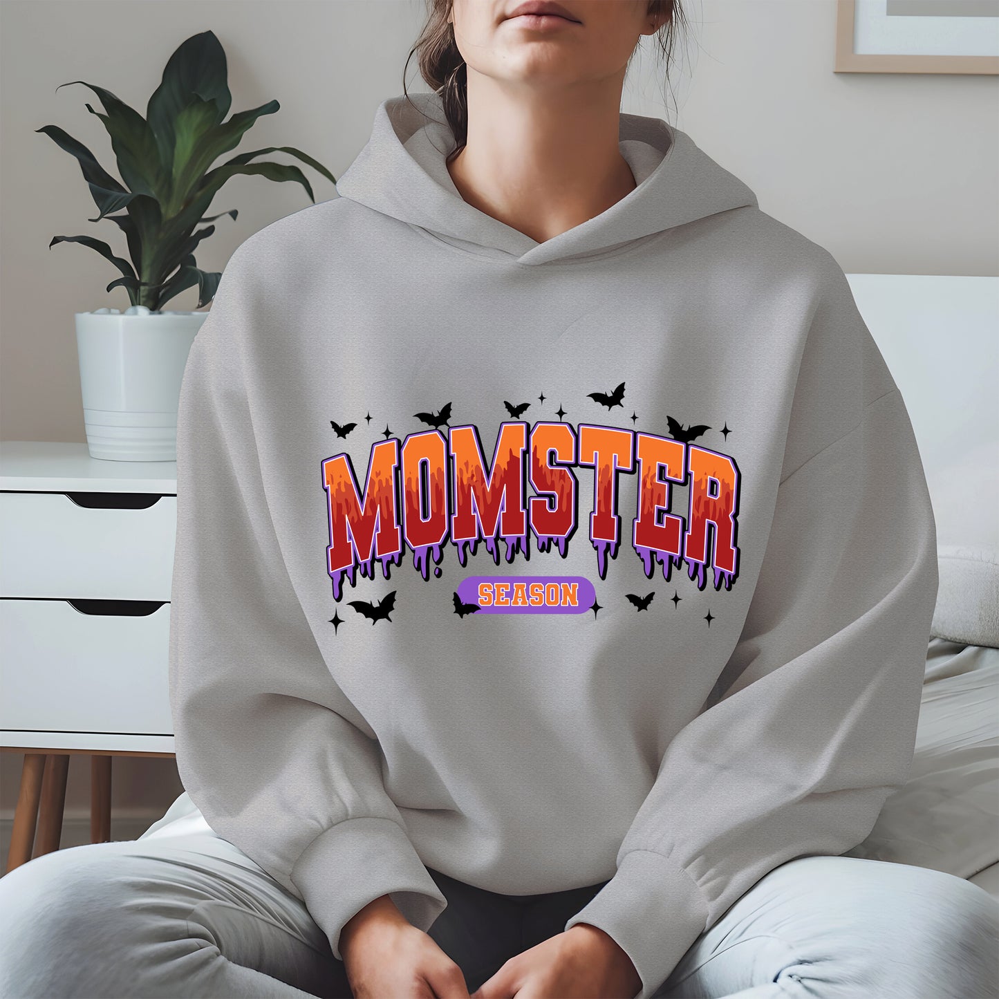 Momster Season Shirt Hoodie Sweatshirt for Halloween Moms