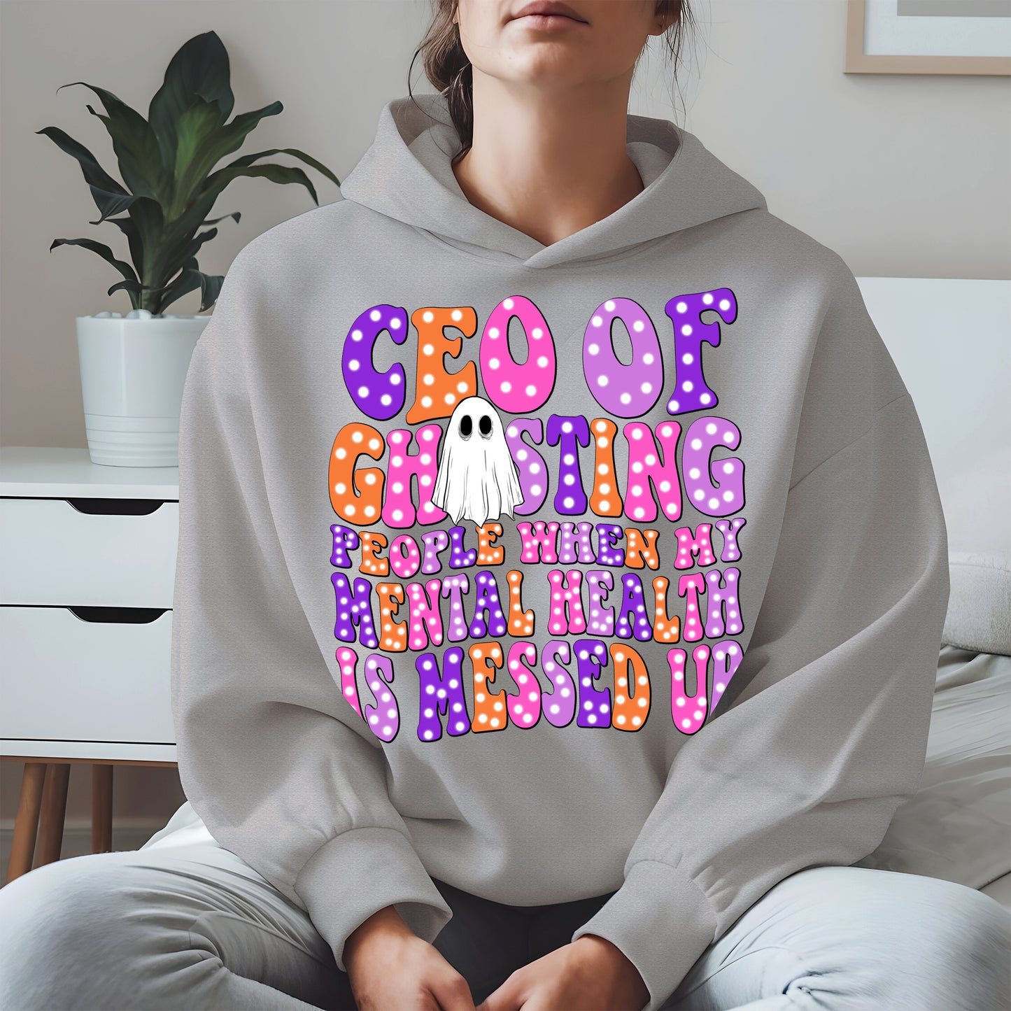 CEO of Ghosting Mental Health Shirt - Funny Ghost Tee