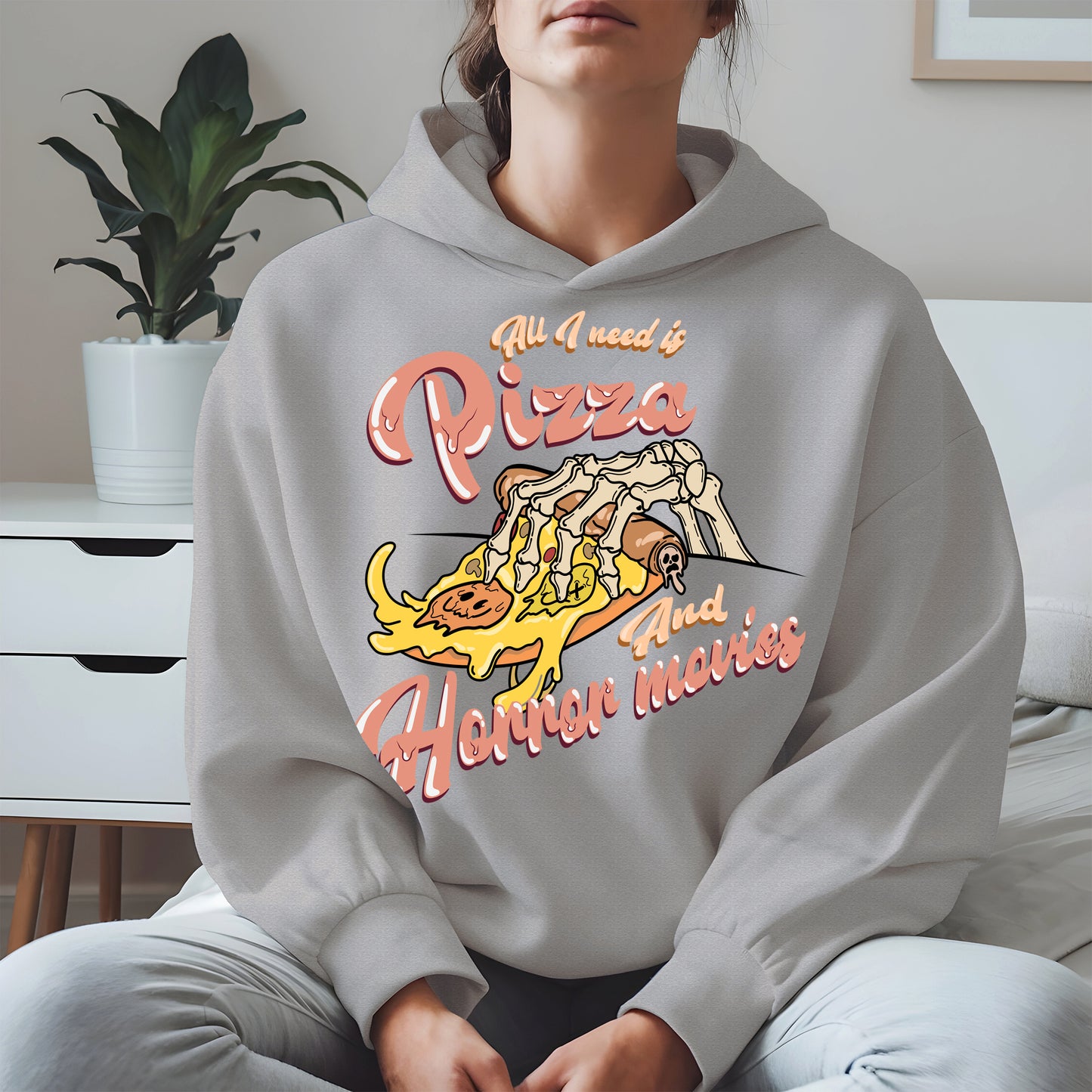 All I Need Is Pizza And Horror Movies Shirt