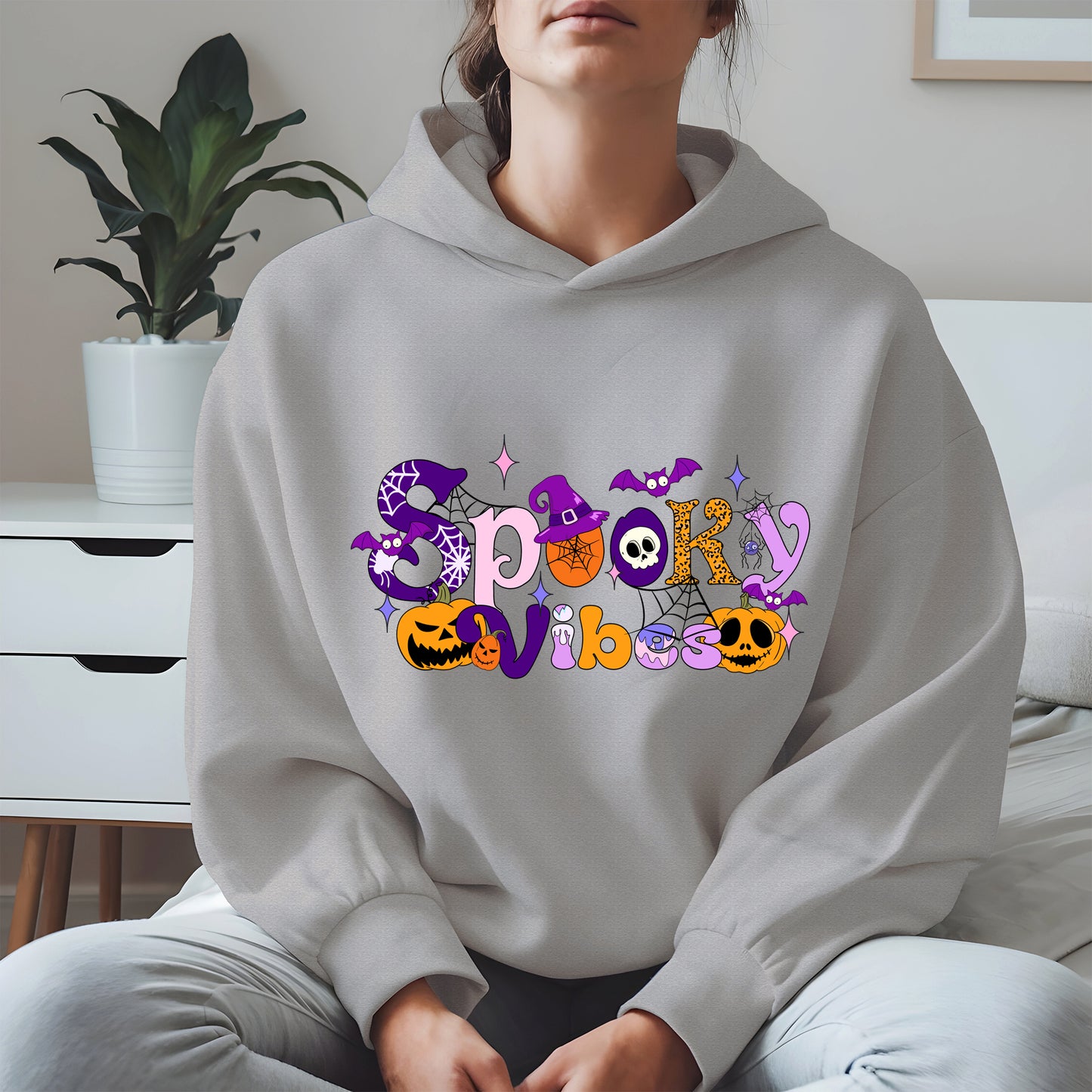 Spooky Vibes Halloween Sweatshirt