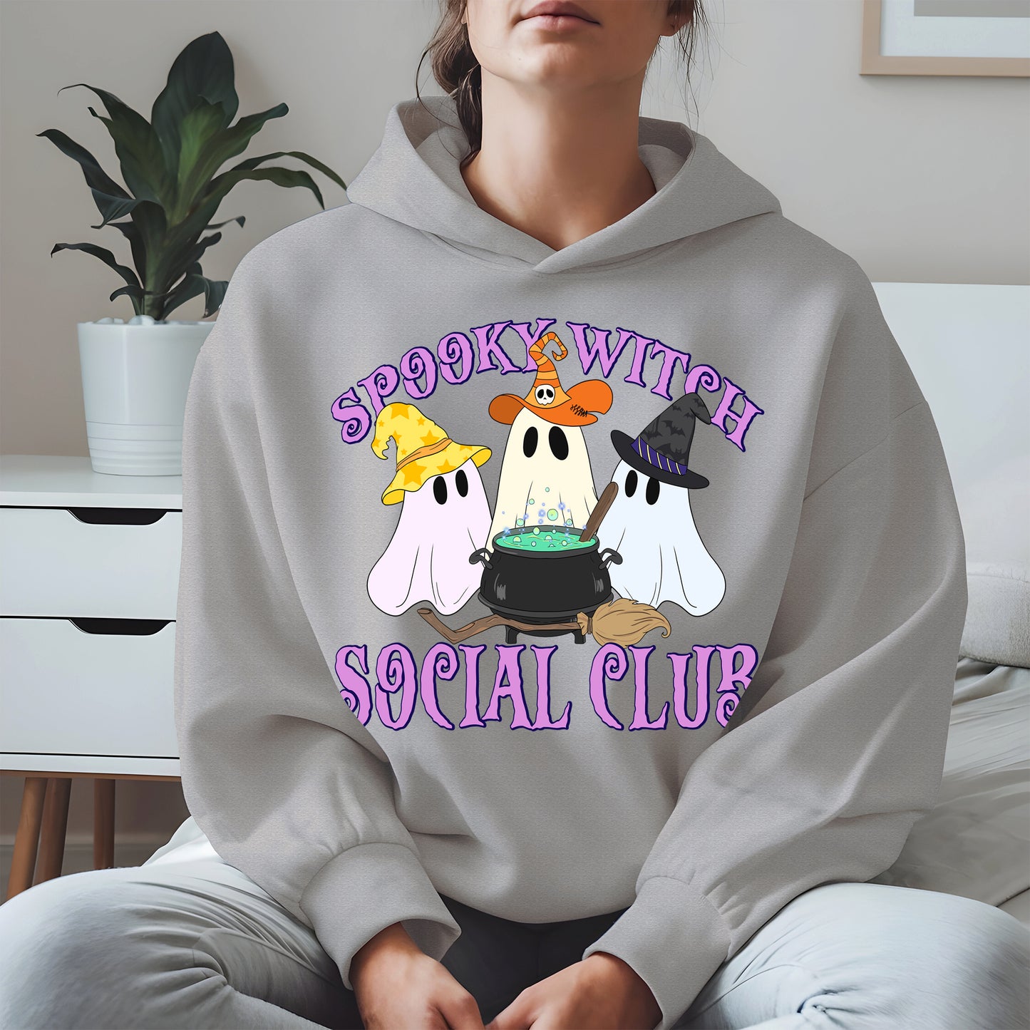 Spooky Witch Social Club Halloween Shirt