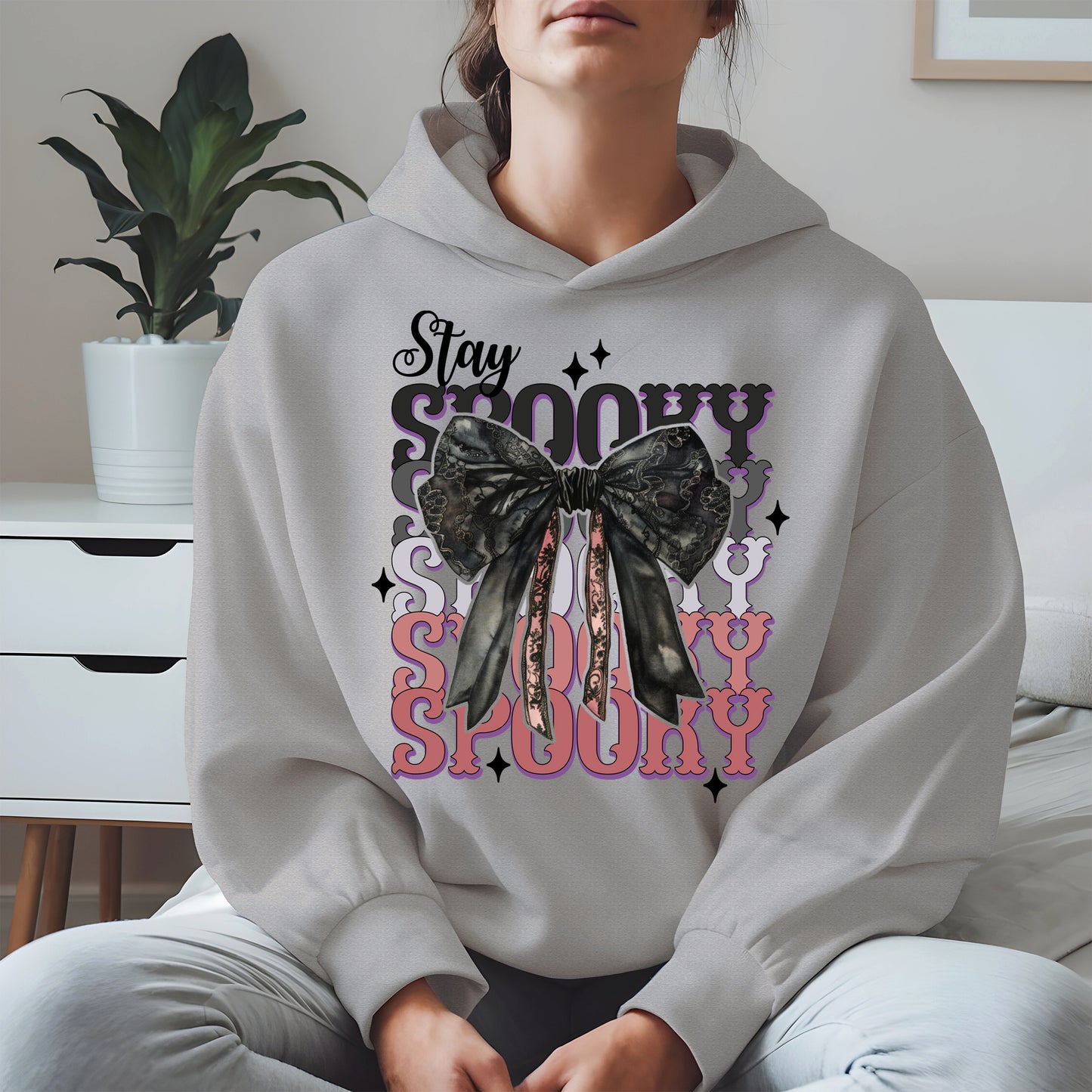 Gothic Spooky Bow Halloween Shirt