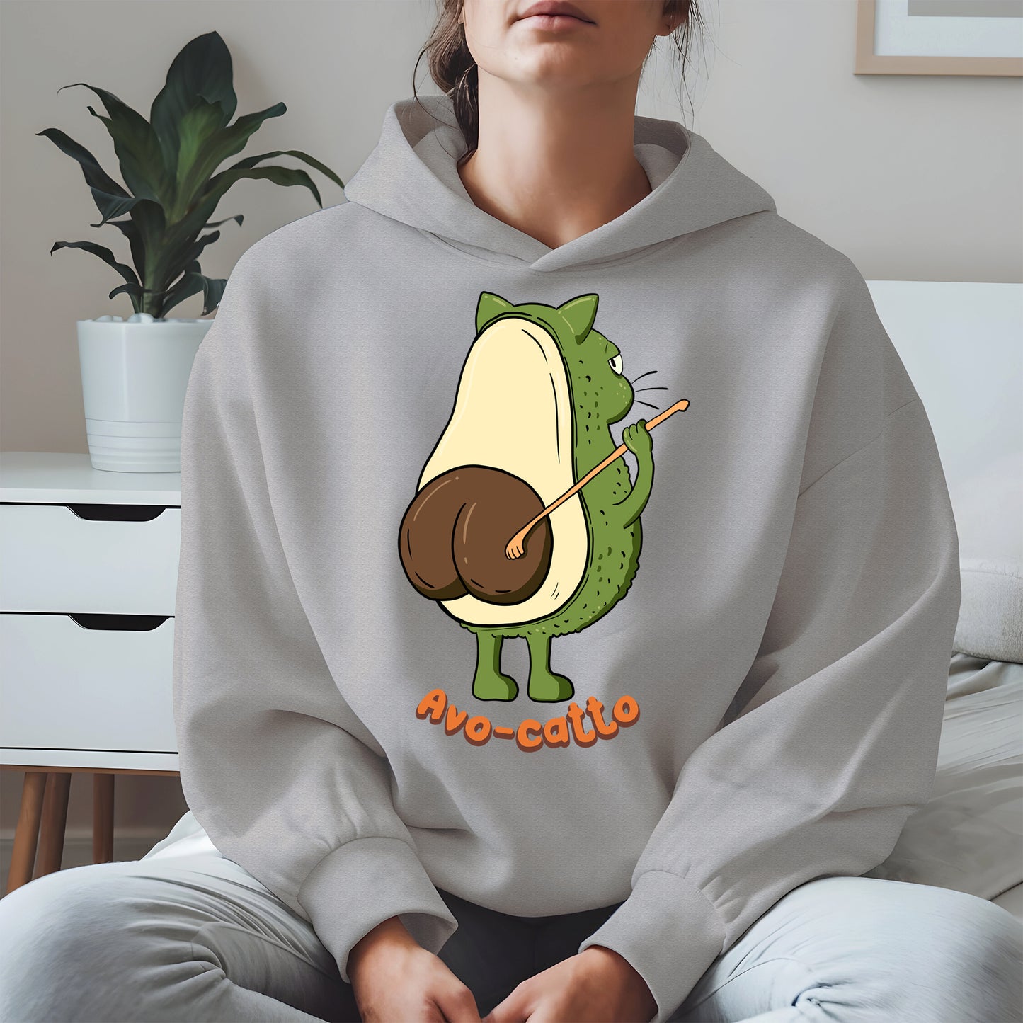 Avo-catto Shirt Hoodie Sweatshirt