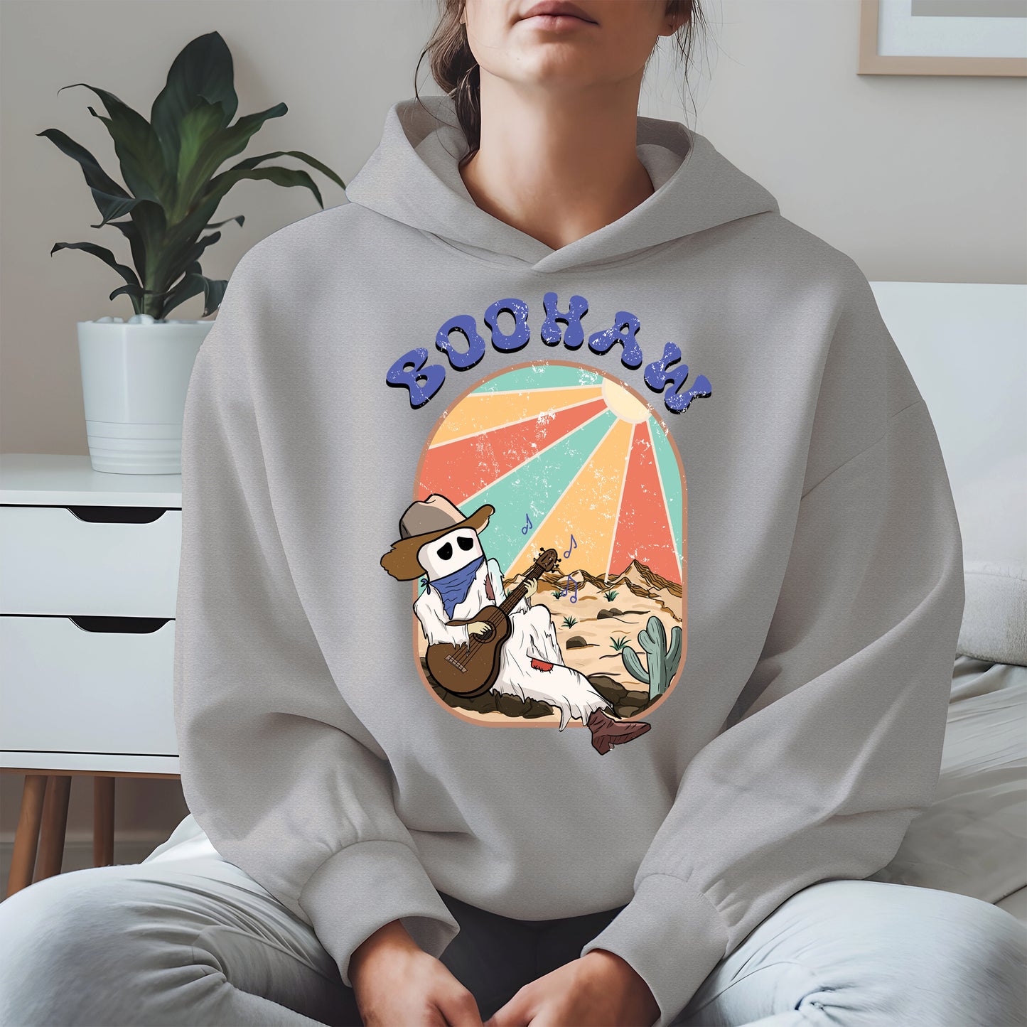 Boohaw Singing Ghost Western Tee