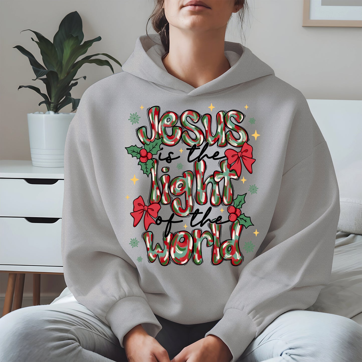 Jesus Light of the World Christmas Shirt