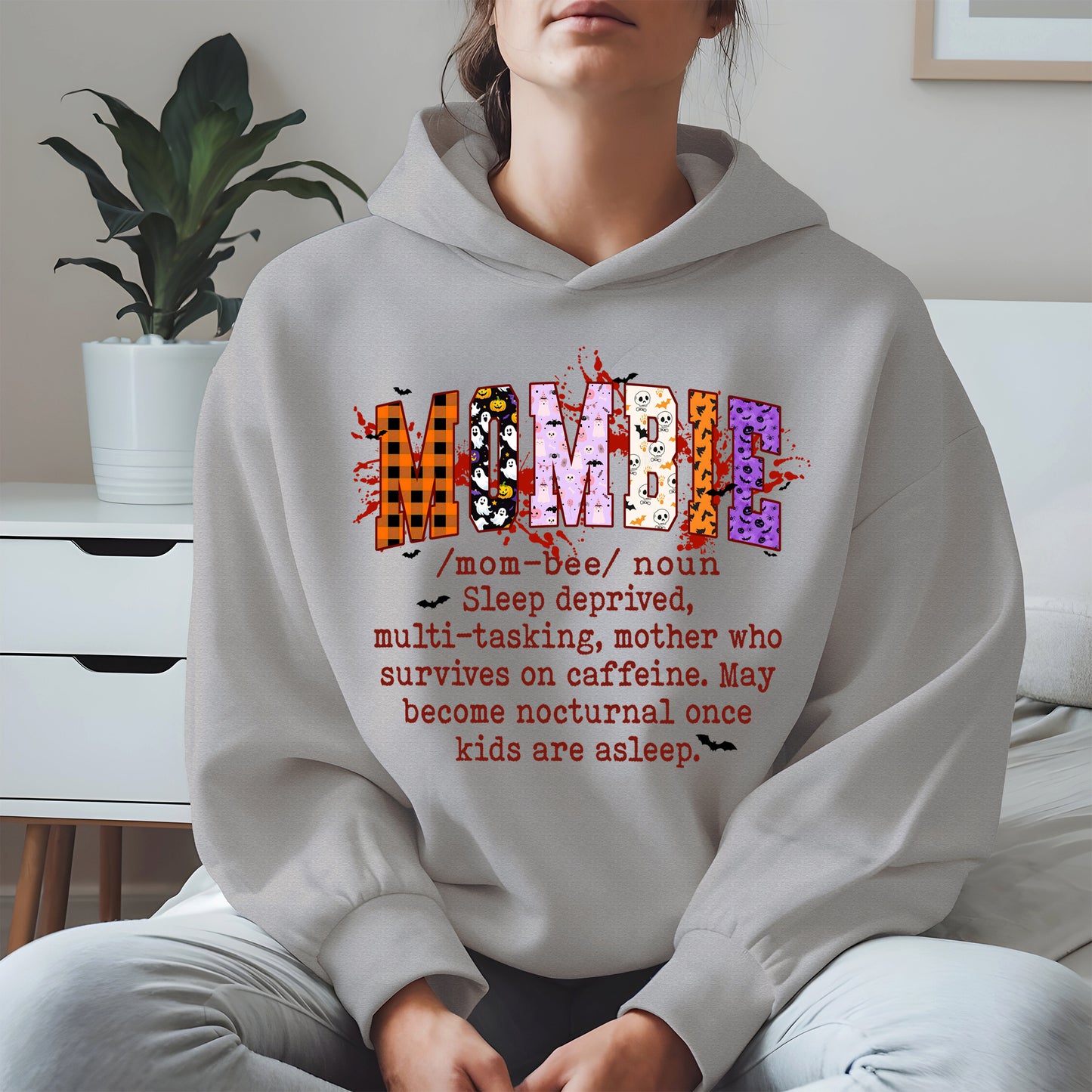 MOMBIE Halloween shirt and hoodie
