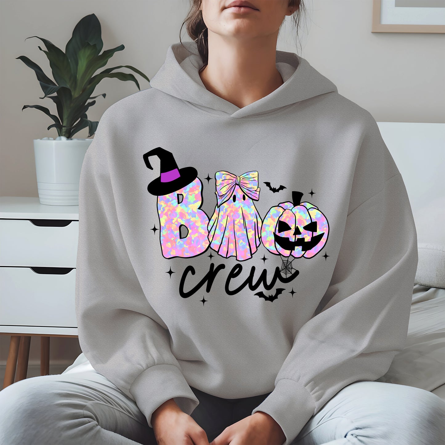 Boo Crew halloween shirt and hoodie