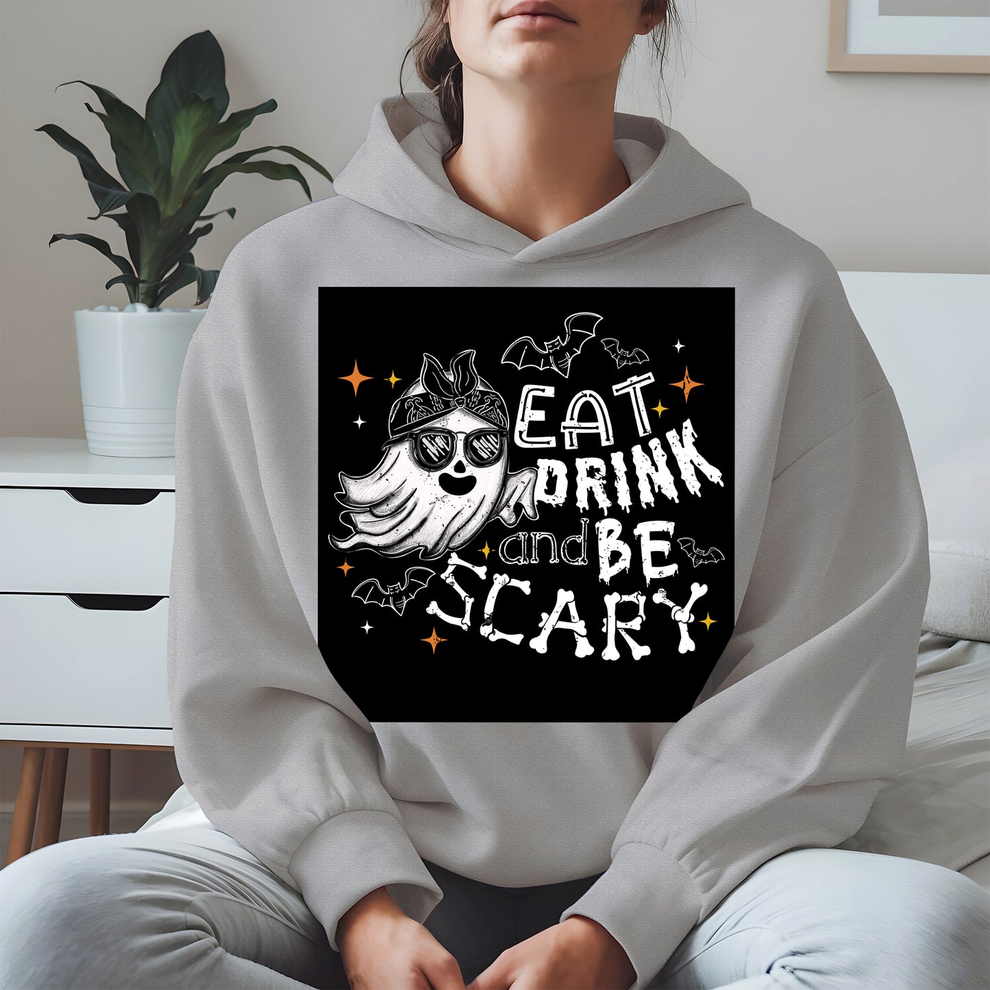 Eat Drink and Be Scary halloween shirt