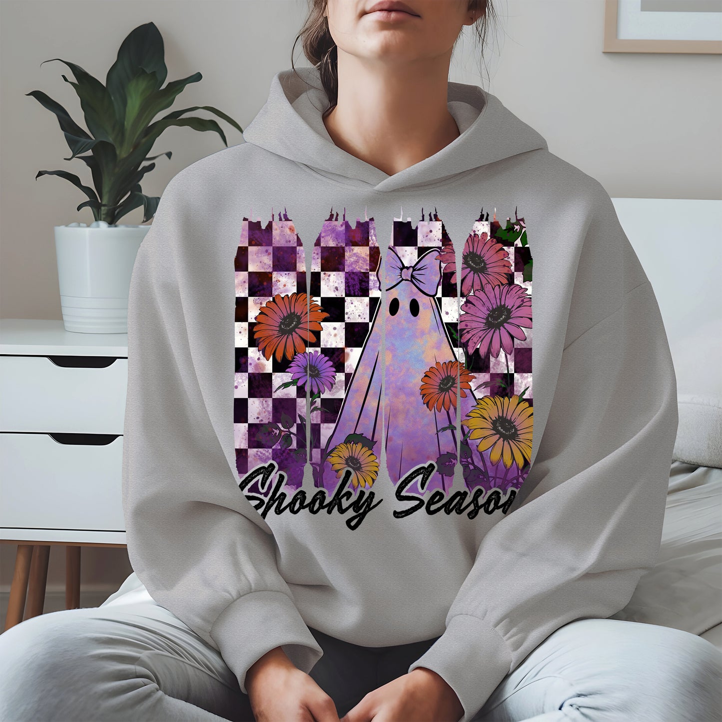 Floral Ghost Halloween shirt