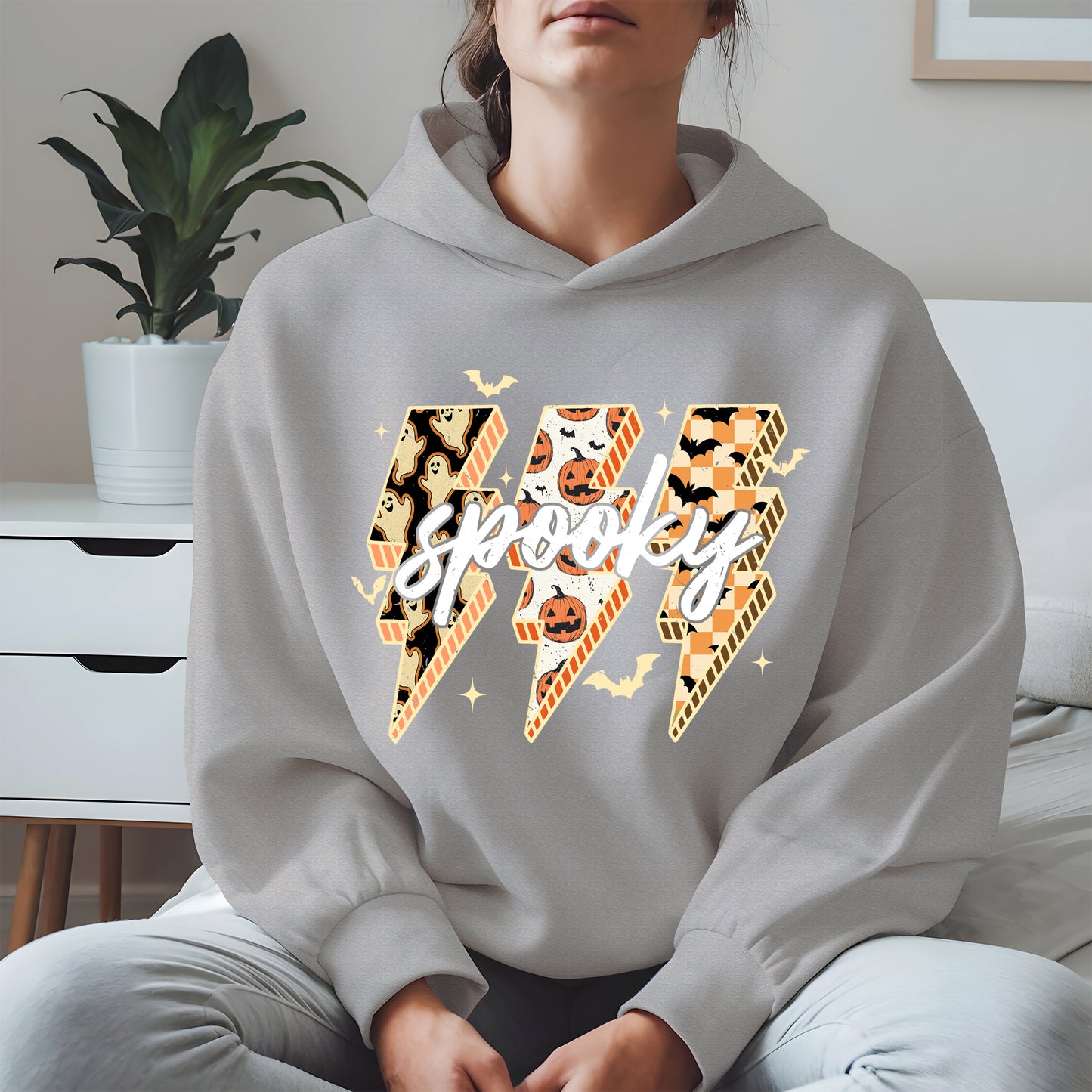 Spooky Lightning Bolt Halloween shirt