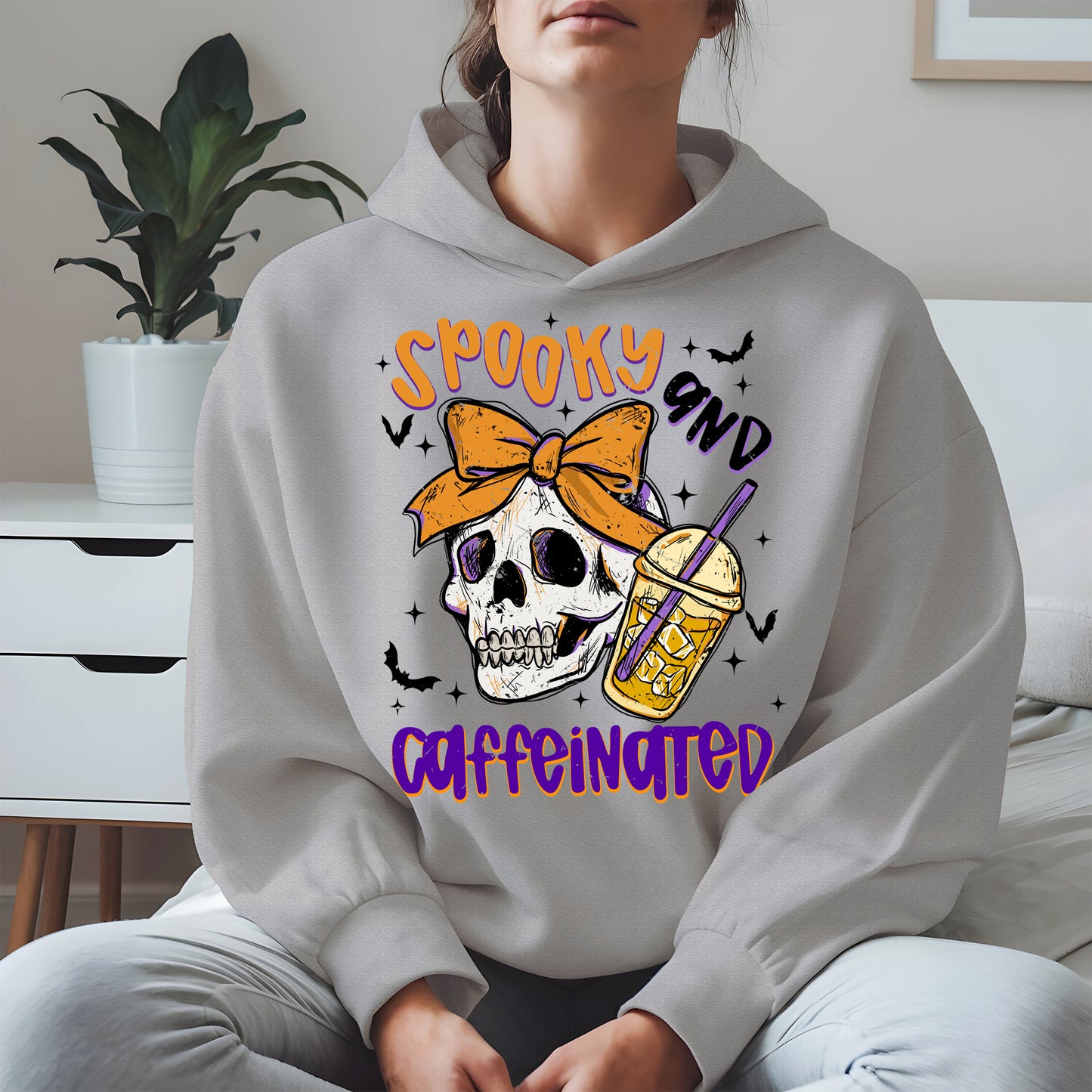 Spooky and Caffeinated halloween shirt