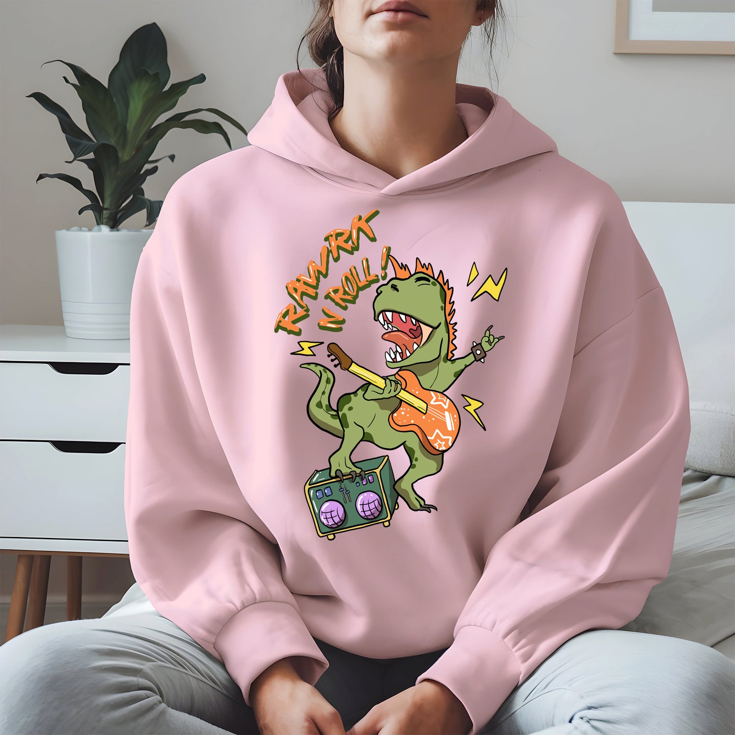 Rawrk N Roll Dinosaur Shirt