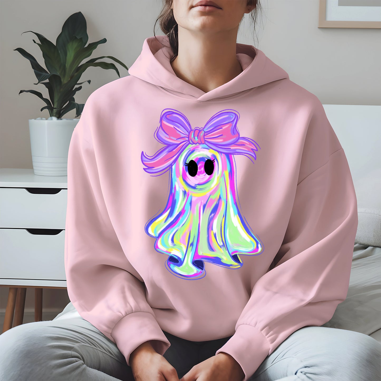 Pastel Ghost Shirt Hoodie Sweatshirt for Halloween Vibes