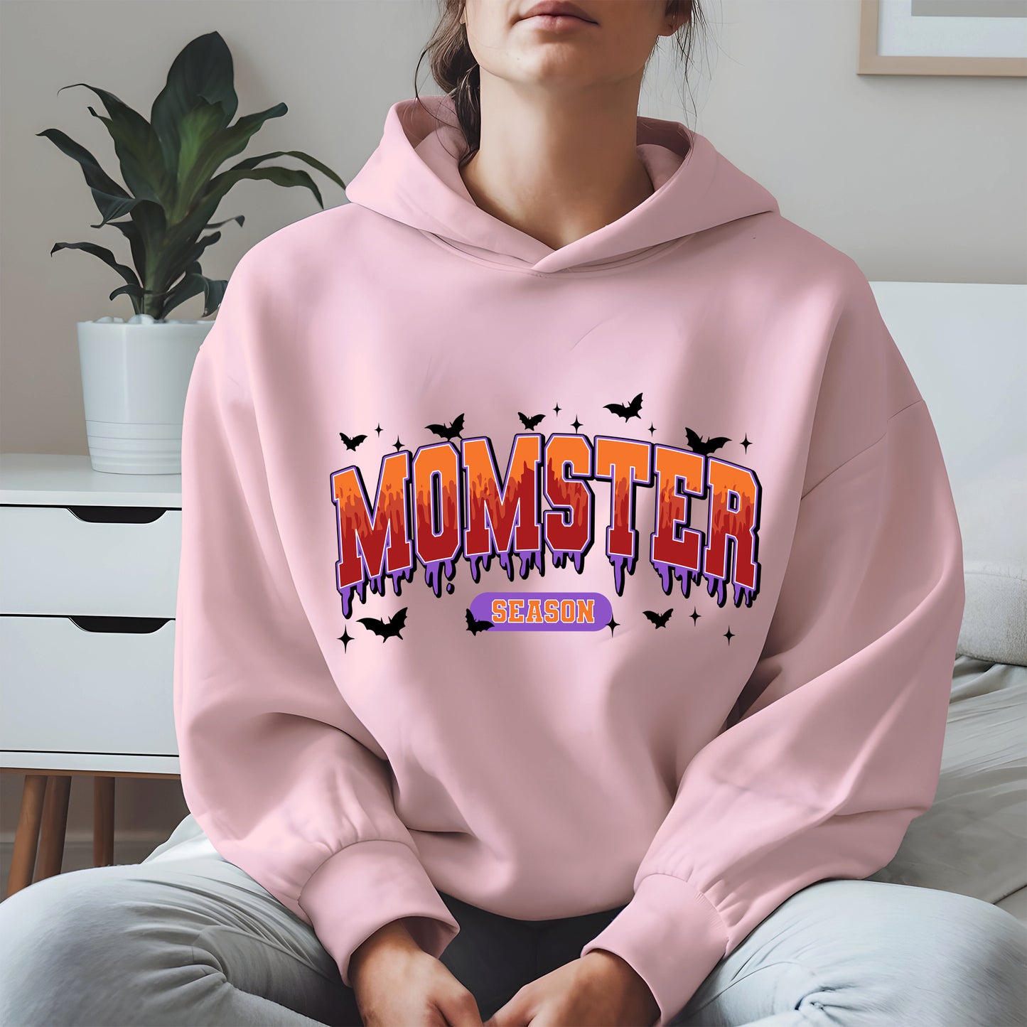 Momster Season Shirt Hoodie Sweatshirt for Halloween Moms