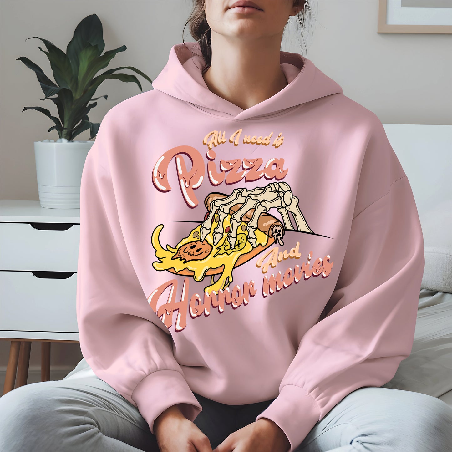All I Need Is Pizza And Horror Movies Shirt