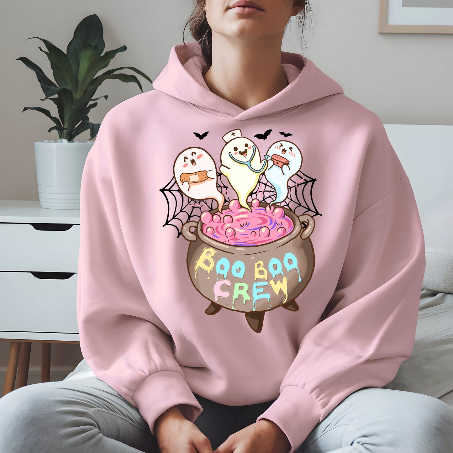 Boo Boo Crew – Cute Halloween Nurse Ghost Shirt
