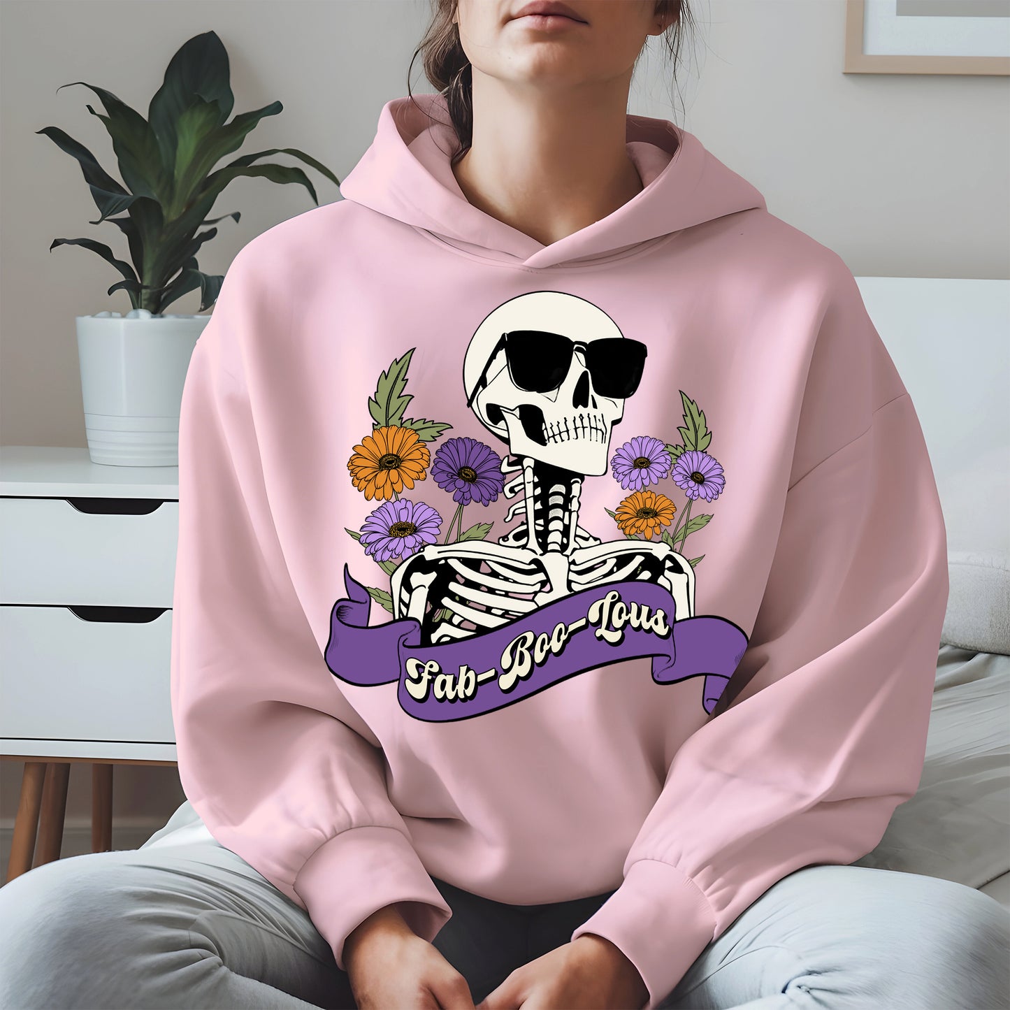 Fab-Boo-Lous Skeleton Halloween Shirt