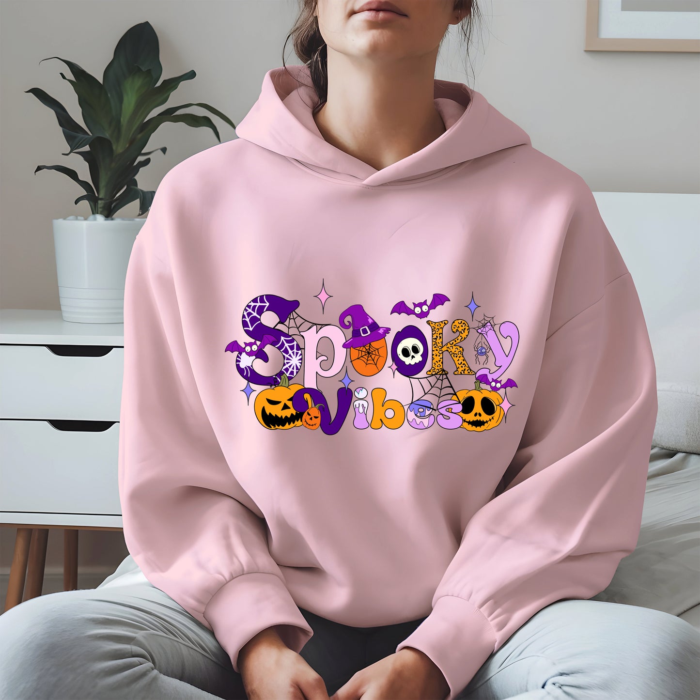 Spooky Vibes Halloween Sweatshirt