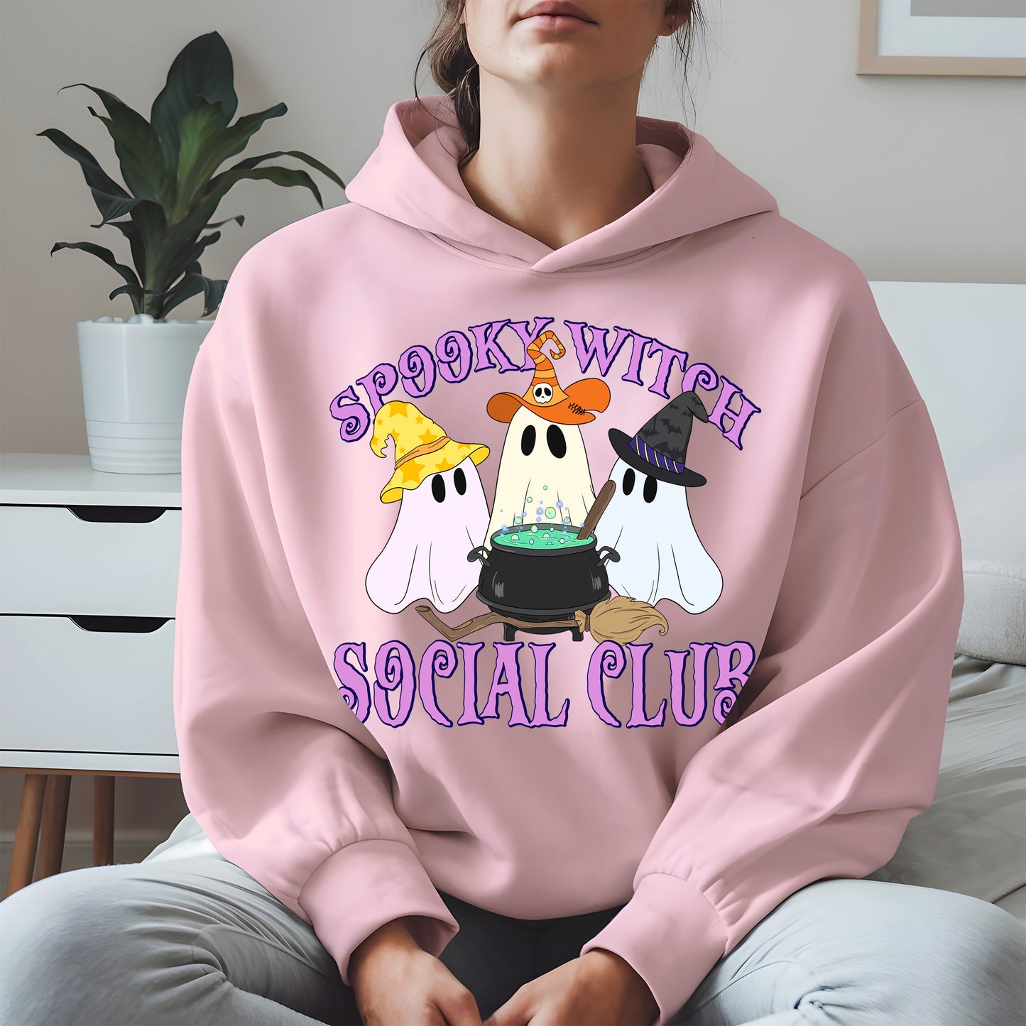 Spooky Witch Social Club Halloween Shirt
