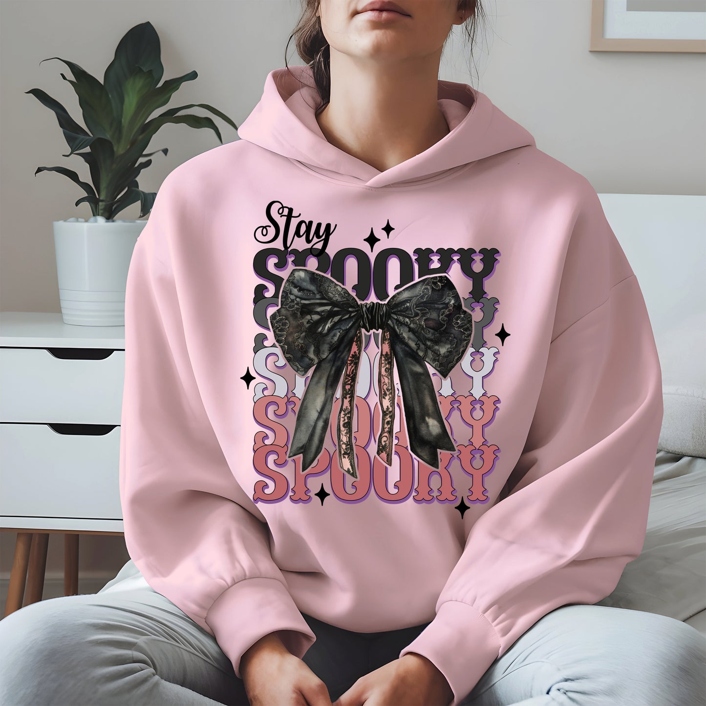 Gothic Spooky Bow Halloween Shirt