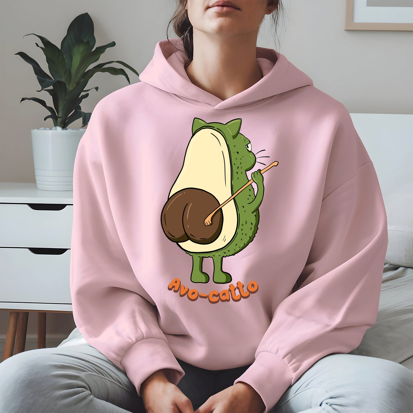 Avo-catto Shirt Hoodie Sweatshirt