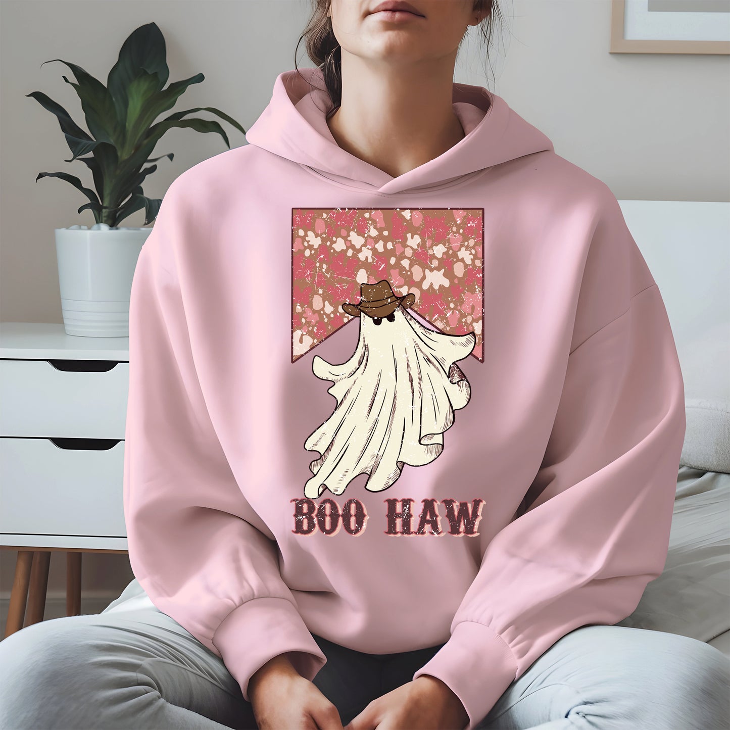 Boo Haw Western Ghost Cowgirl Tee